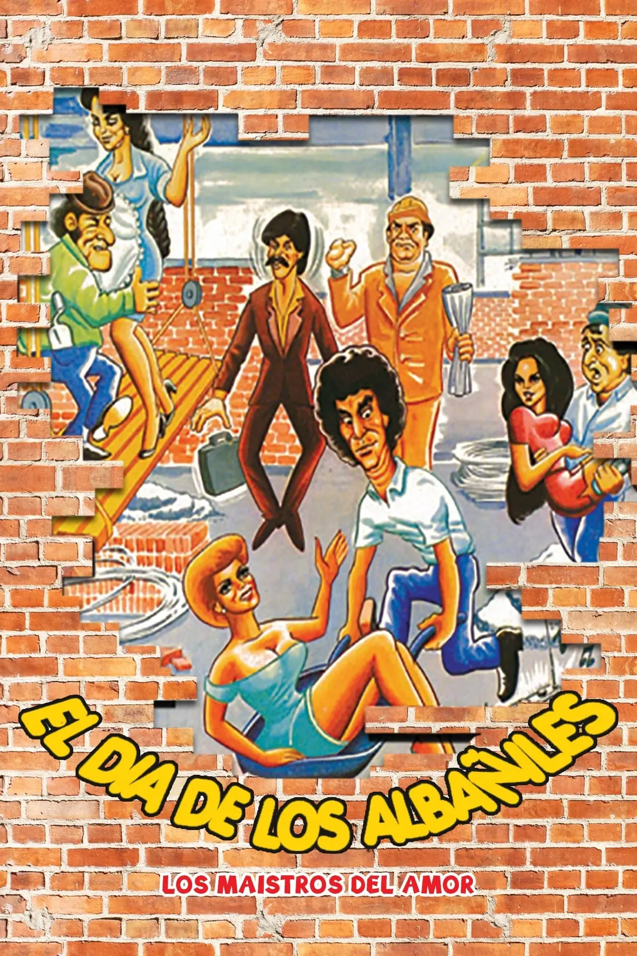 Plakat filmowy "El día de los albañiles"