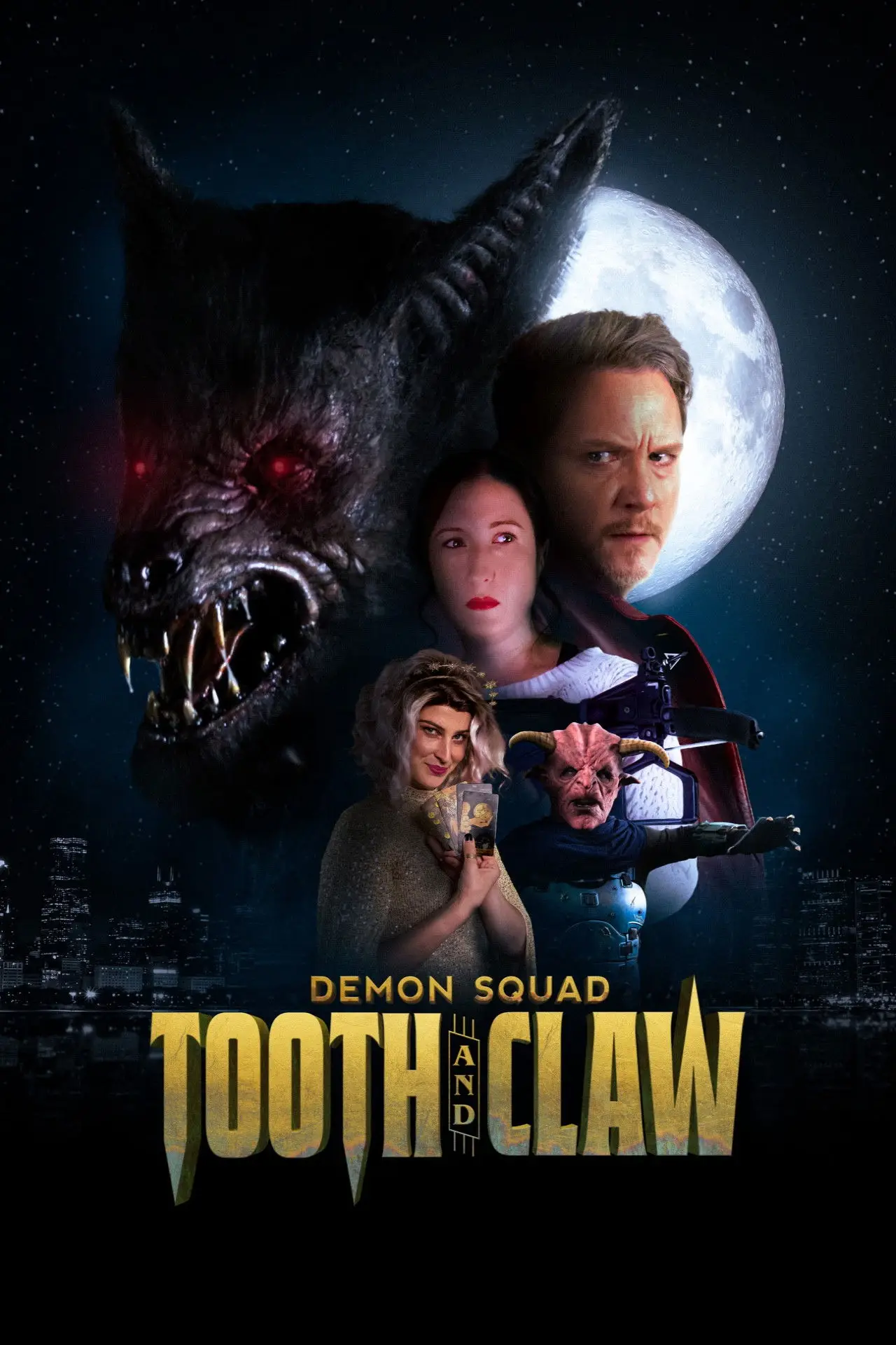 Plakat filmowy "Demon Squad: Tooth and Claw"