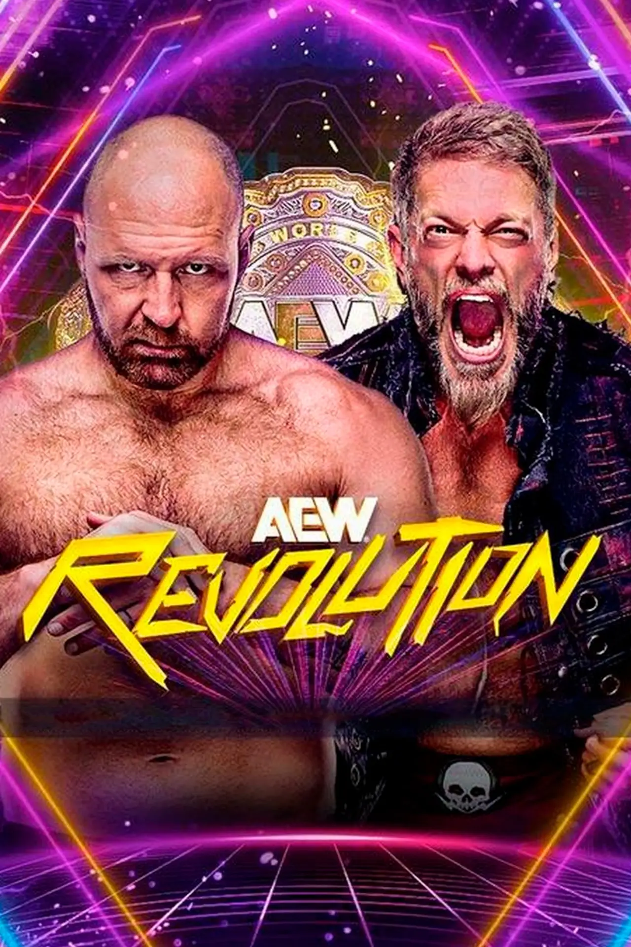 Plakat filmowy "AEW Revolution 2025"