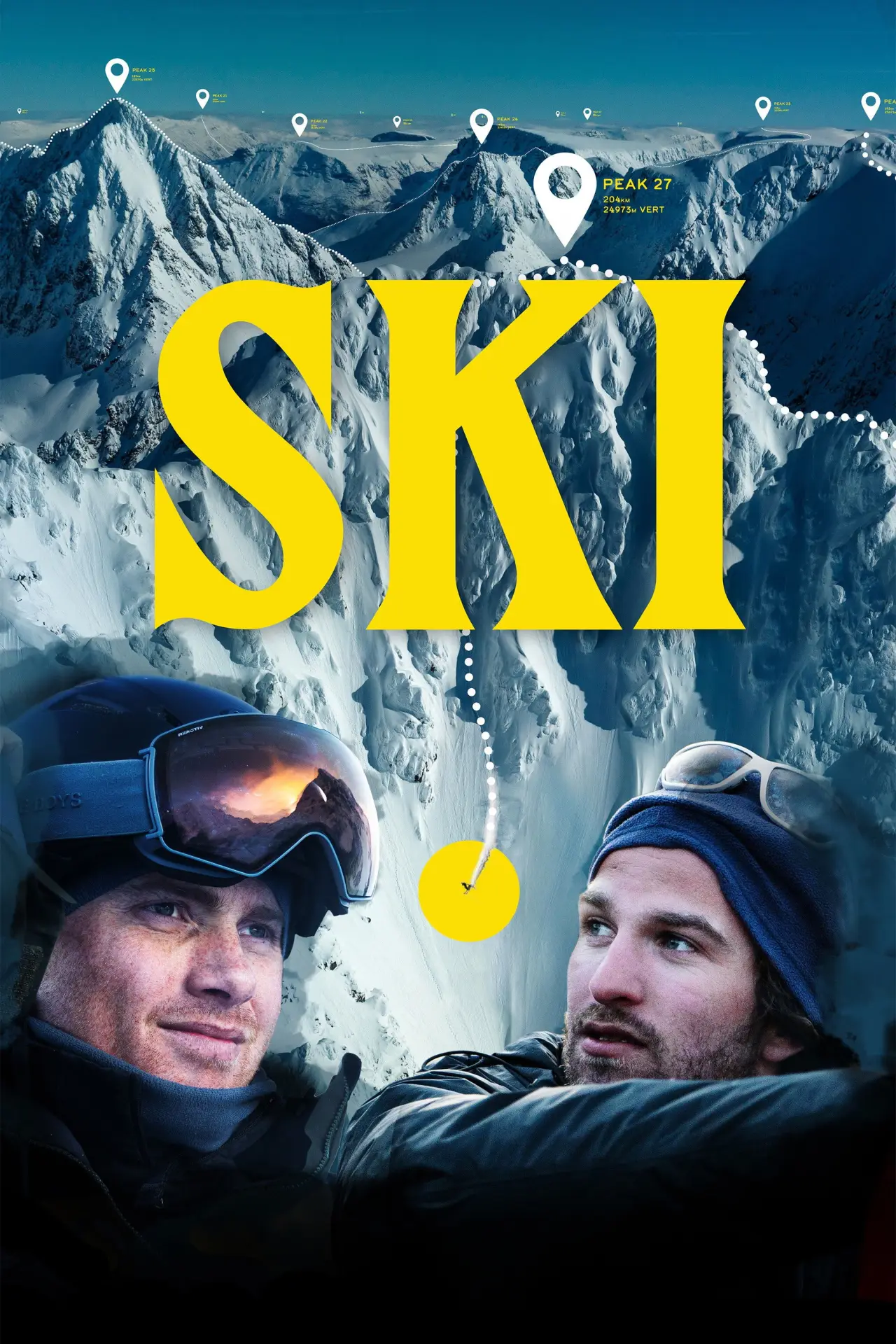 Plakat filmowy "SKI - The Greatest Ski Tour of All Time"