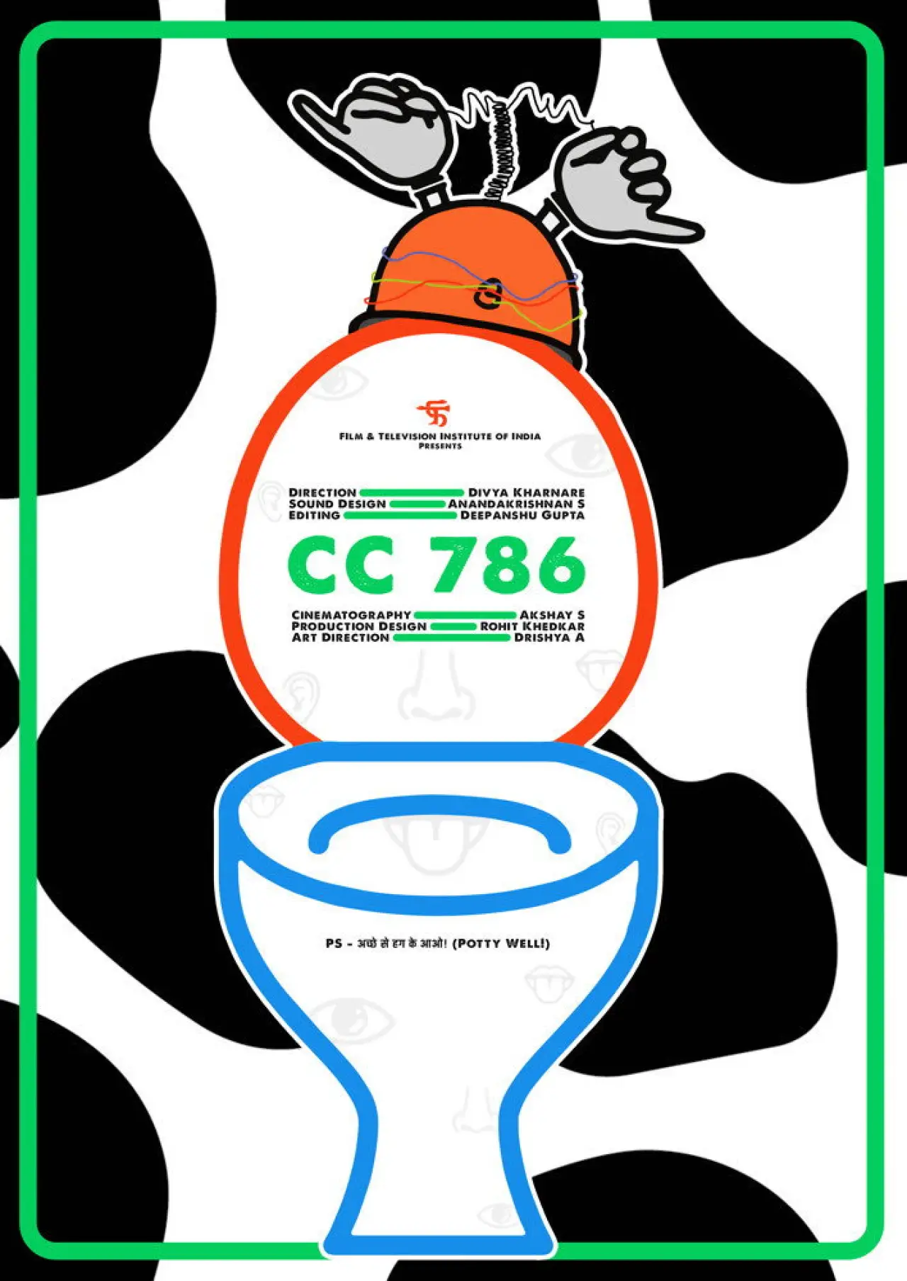 Plakat filmowy "CC 786"