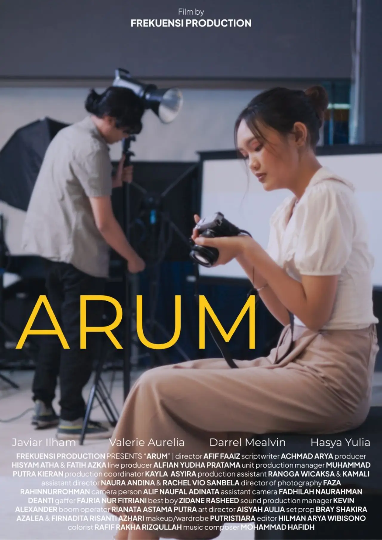Plakat filmowy "Arum"