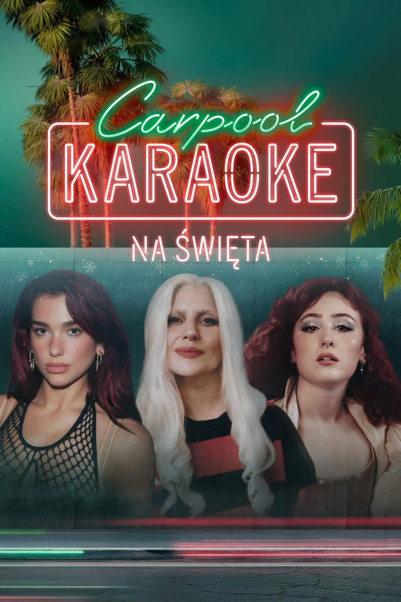 Plakat filmowy "Carpool Karaoke na Święta"