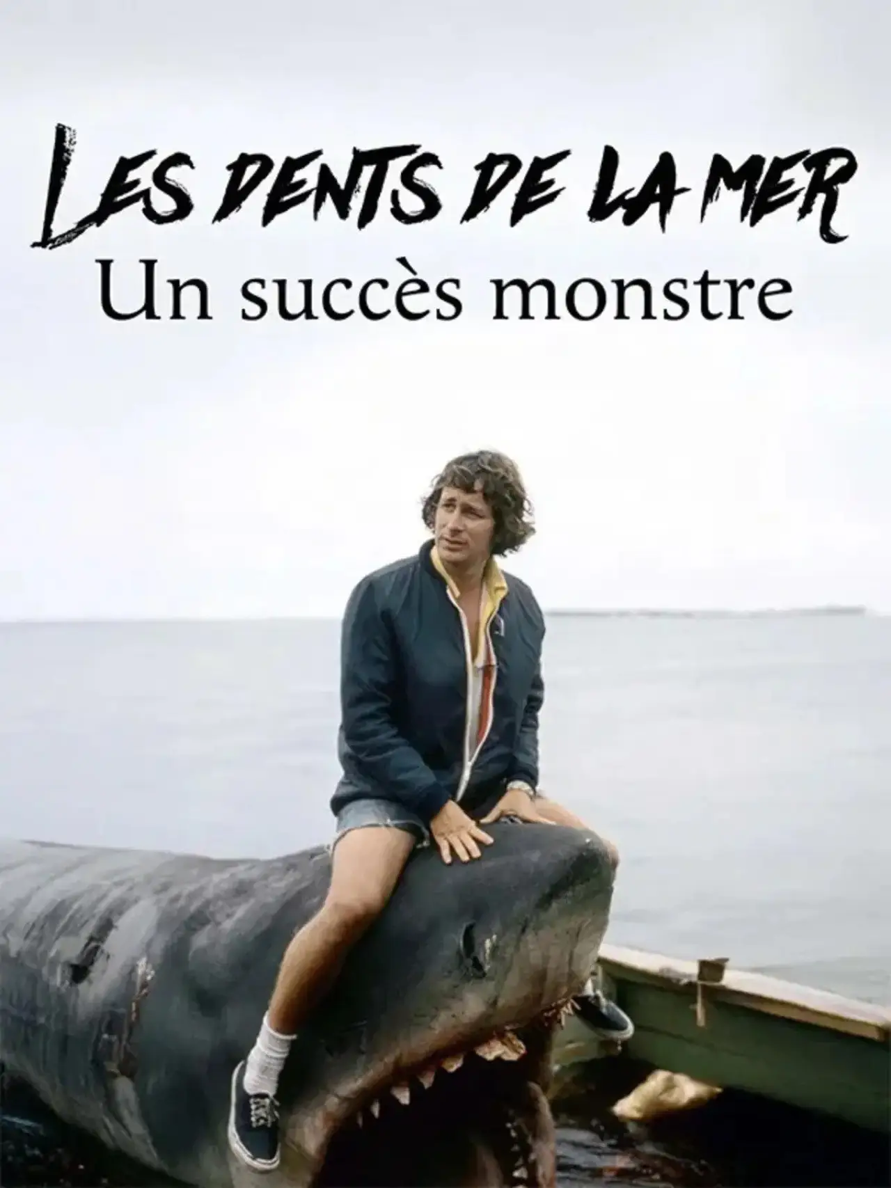 Plakat filmowy "Les dents de la mer, un succès monstre"