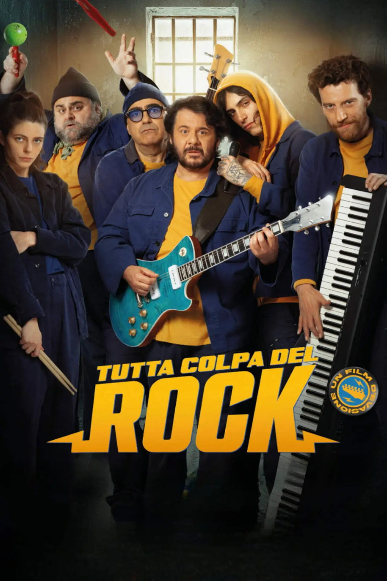 Plakat filmowy "Tutta colpa del rock"