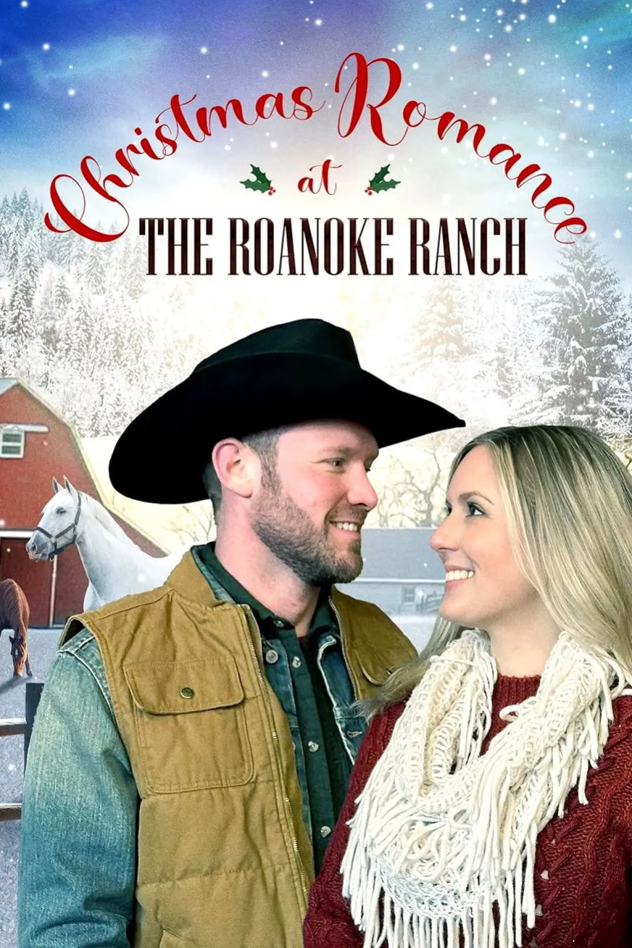 Plakat filmowy "Christmas Romance at the Roanoke Ranch"