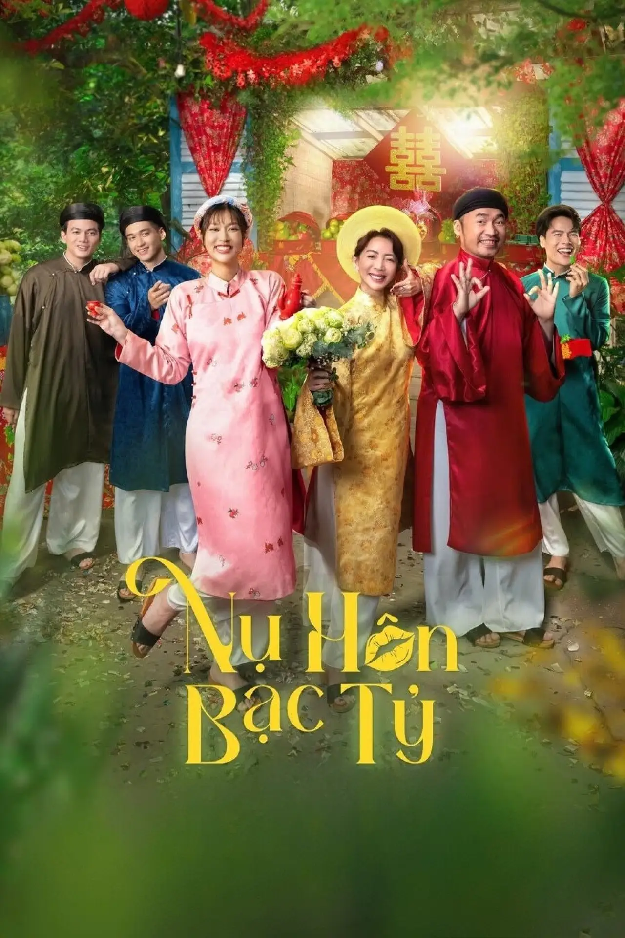 Plakat filmowy "Nụ Hôn Bạc Tỷ"