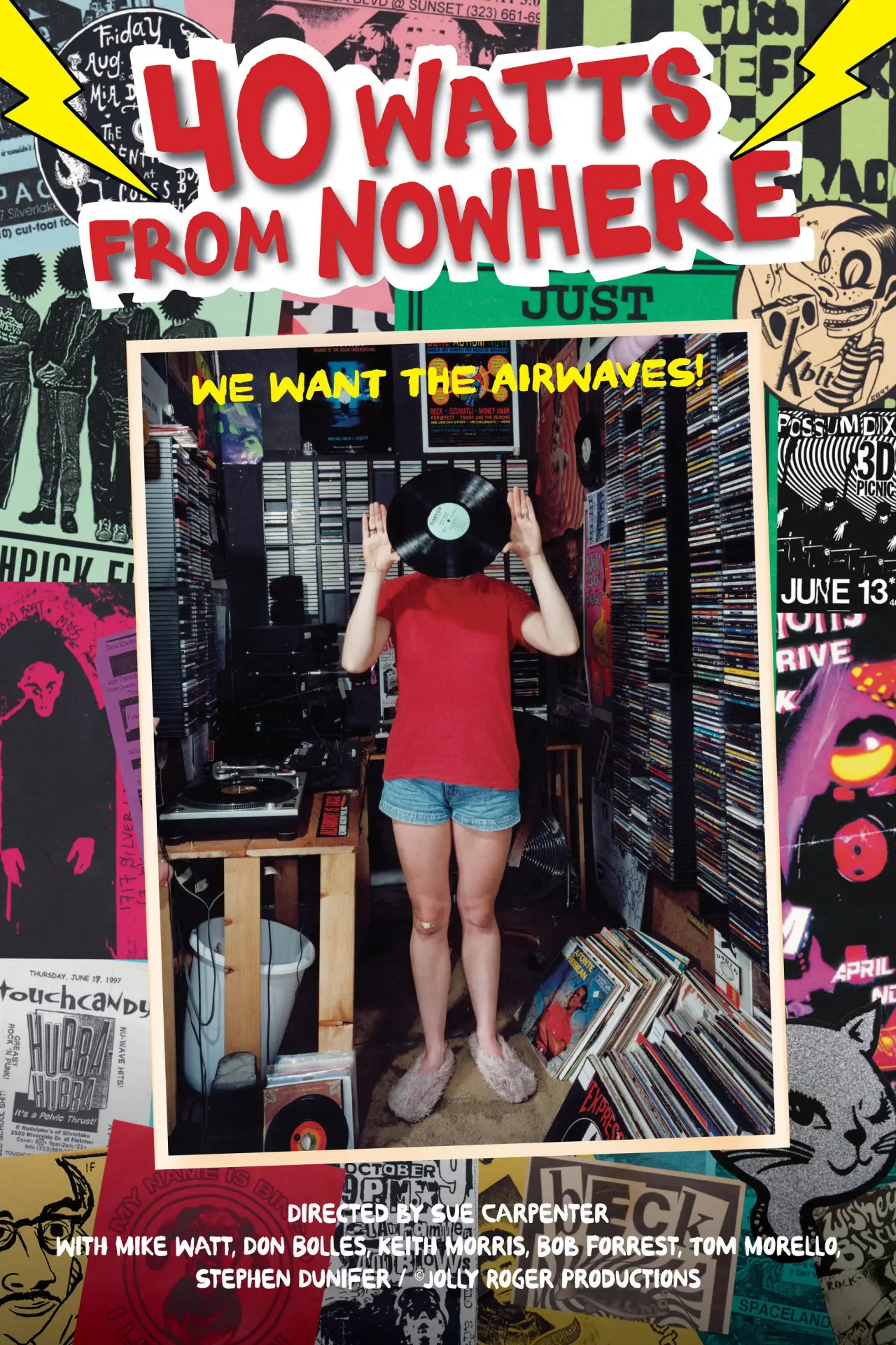 Plakat filmowy "40 Watts from Nowhere"