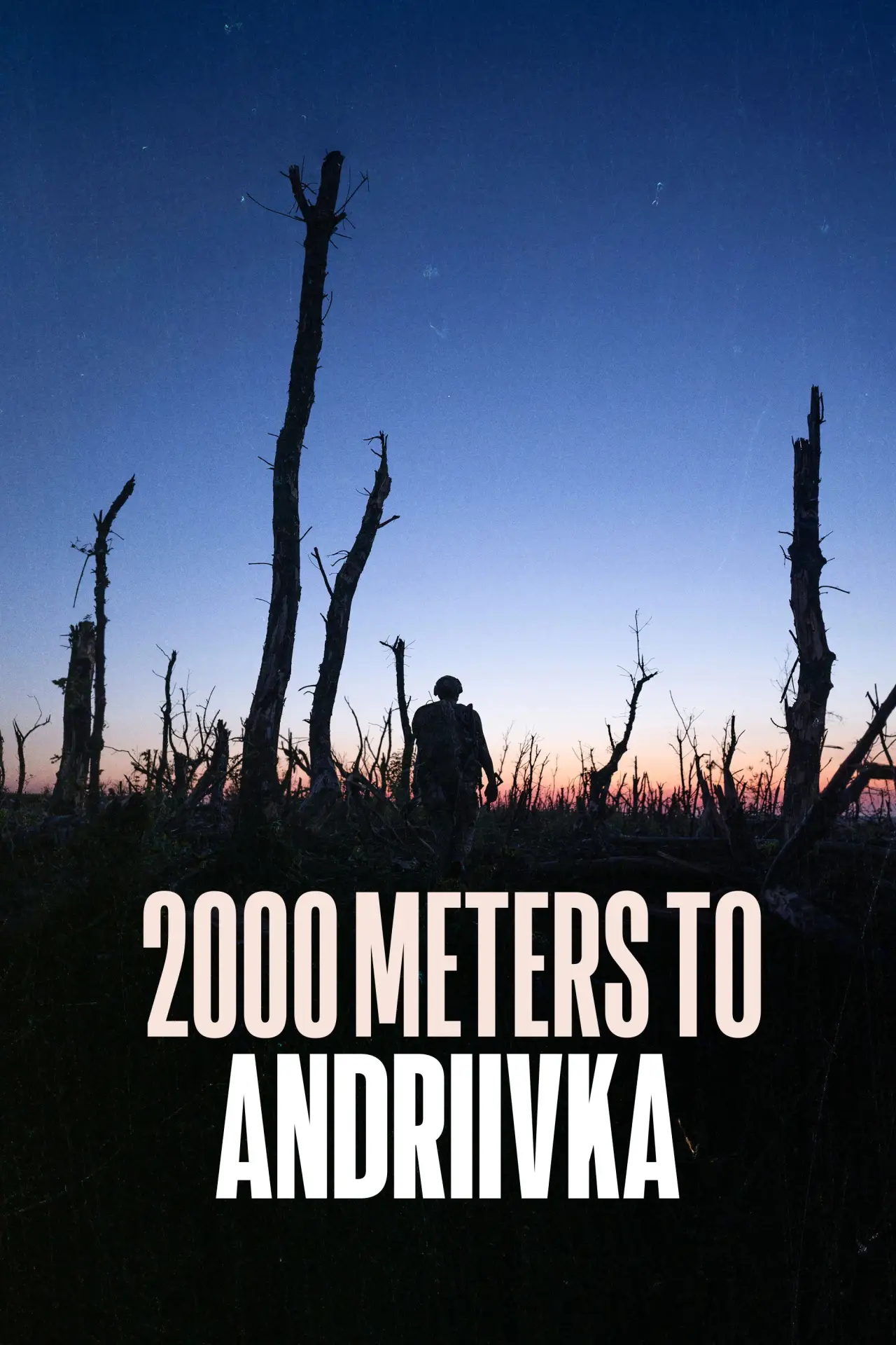 Plakat filmowy "2000 metrów do Andrijiwki"