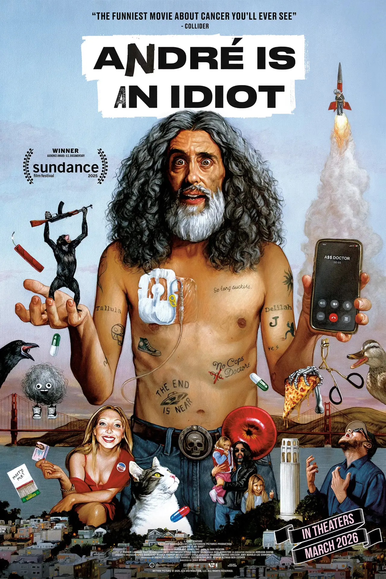 Plakat filmowy "André Is an Idiot"
