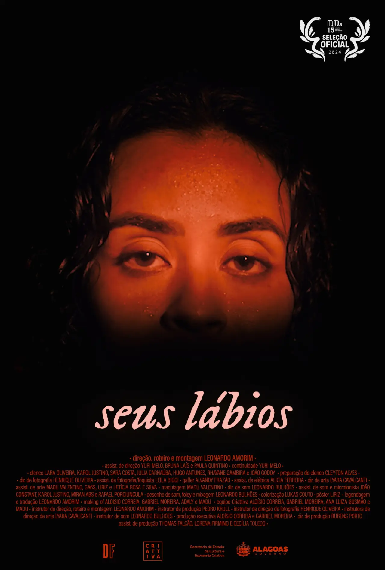 Plakat filmowy "Seus lábios"