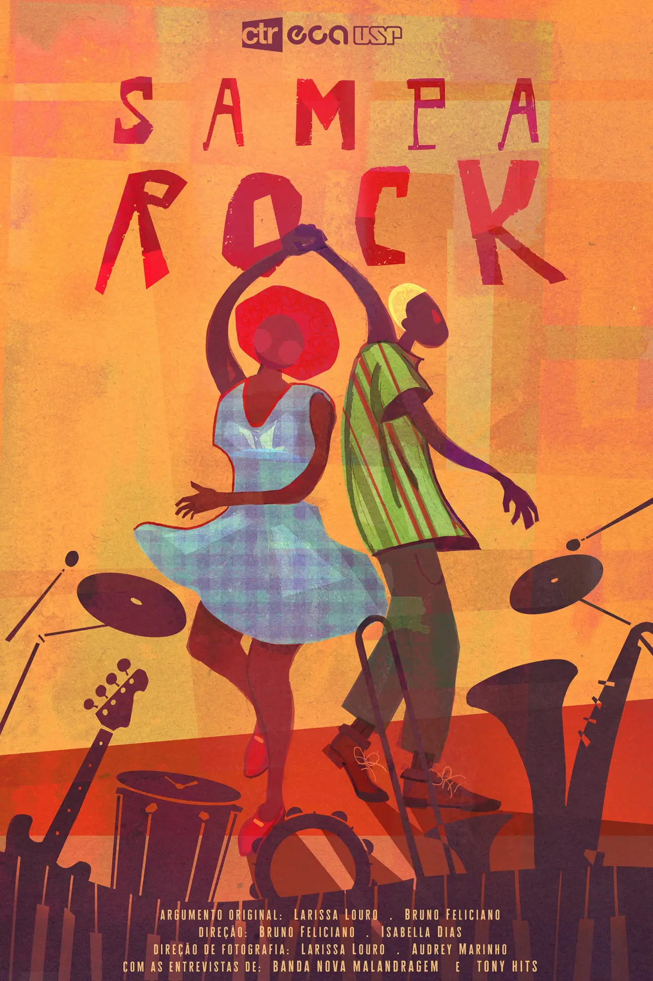 Plakat filmowy "Sampa Rock"