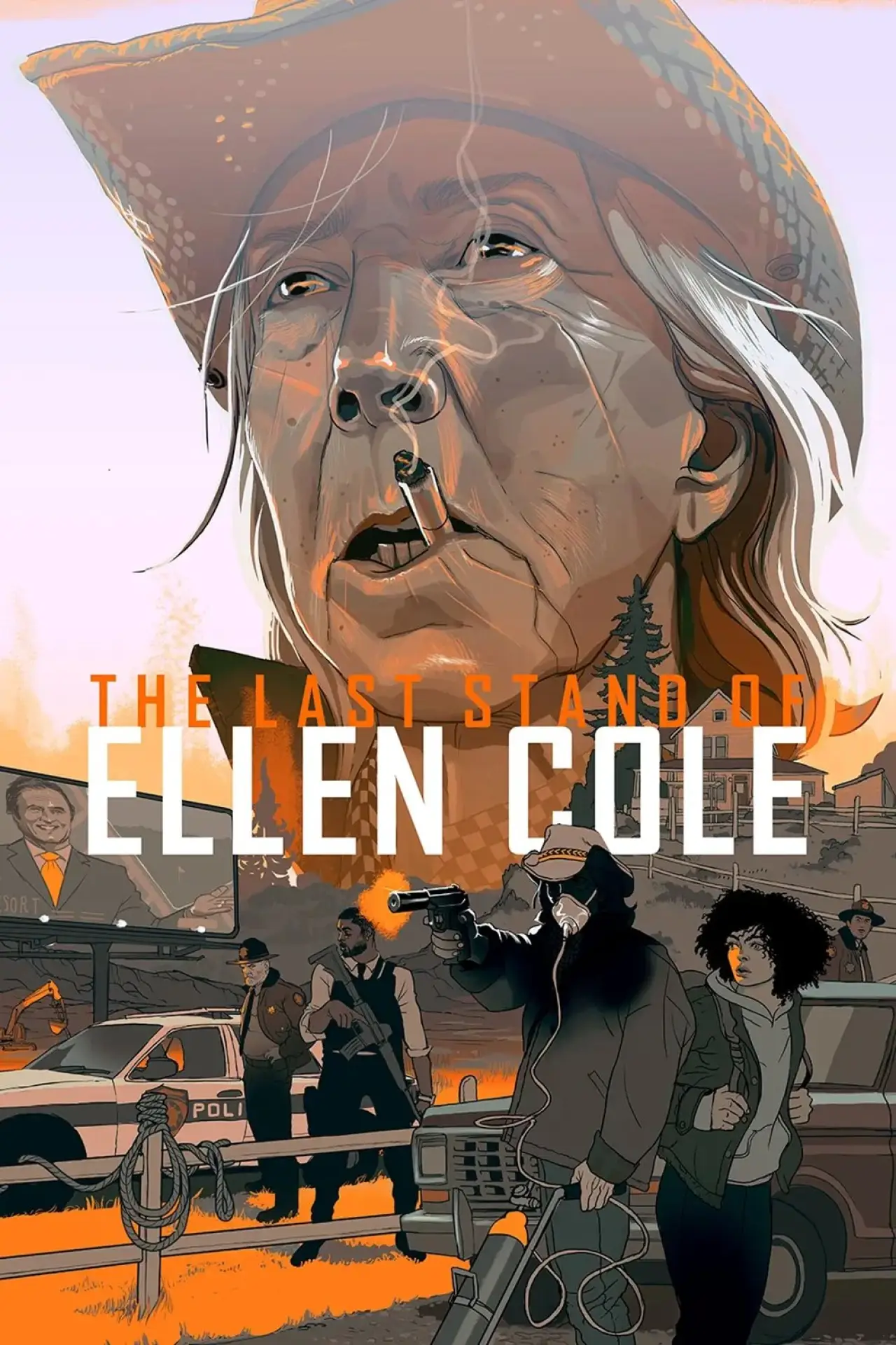 Plakat filmowy "The Last Stand of Ellen Cole"