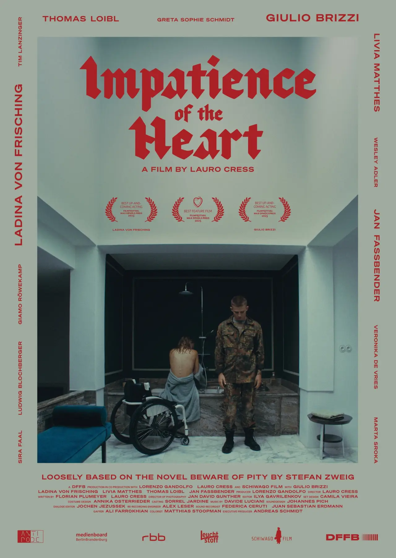 Plakat filmowy "Ungeduld des Herzens"