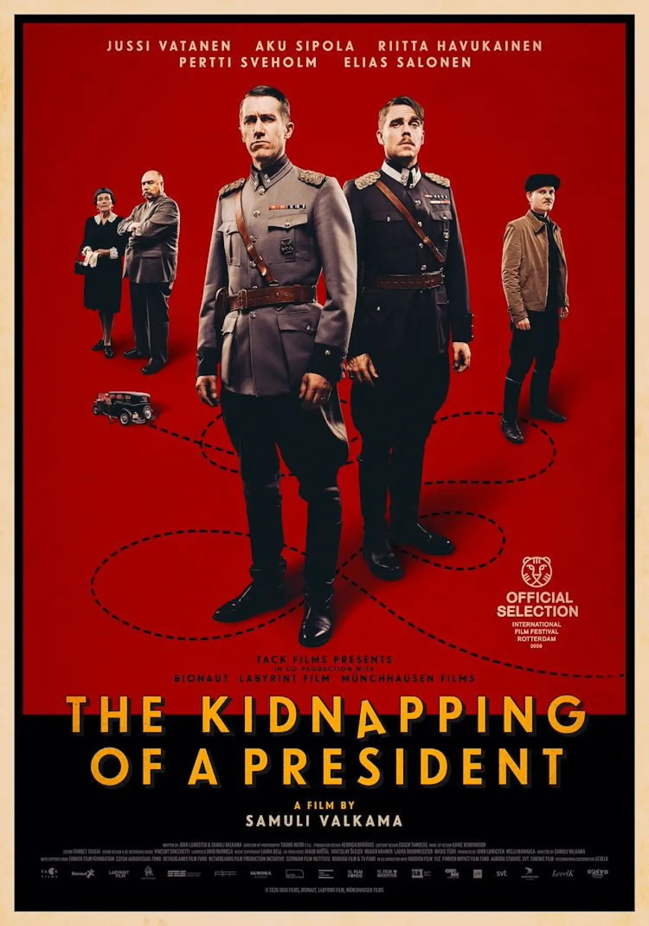 Plakat filmowy "Presidentin kyyditys"
