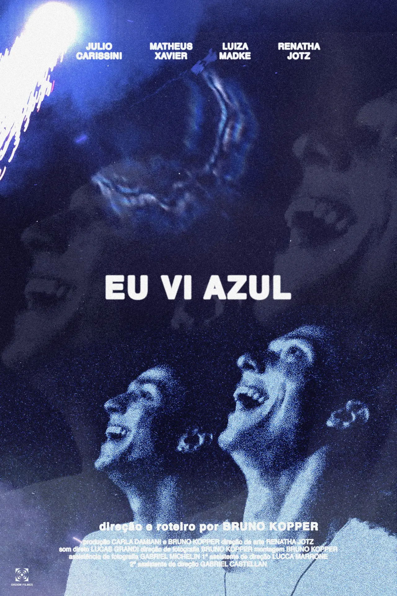 Plakat filmowy "Eu vi azul"