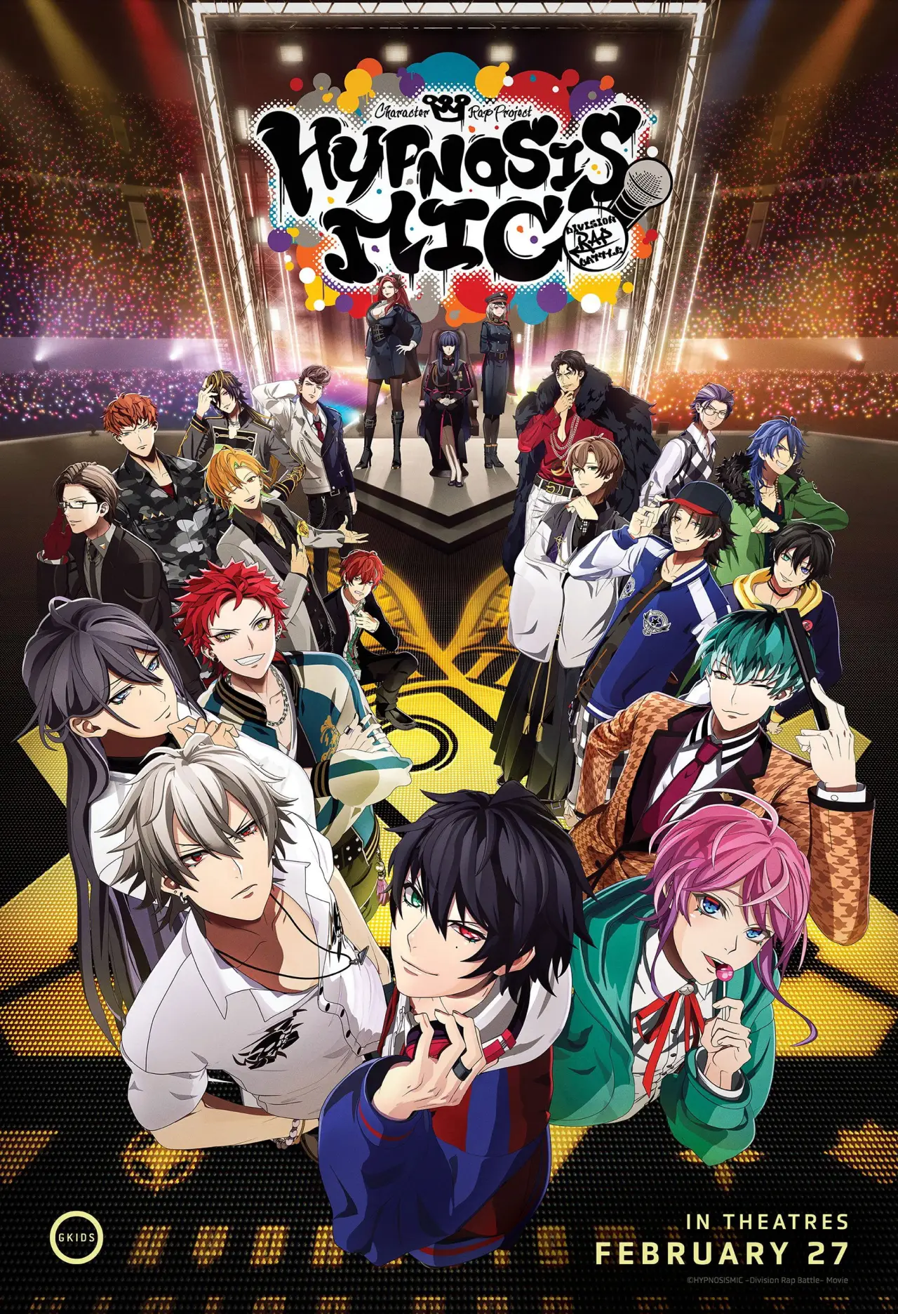 Plakat filmowy "ヒプノシスマイク -Division Rap Battle-"