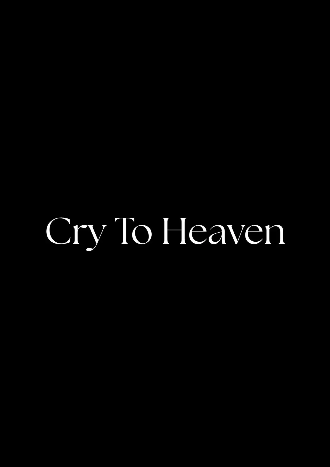 Plakat filmowy "Cry to Heaven"
