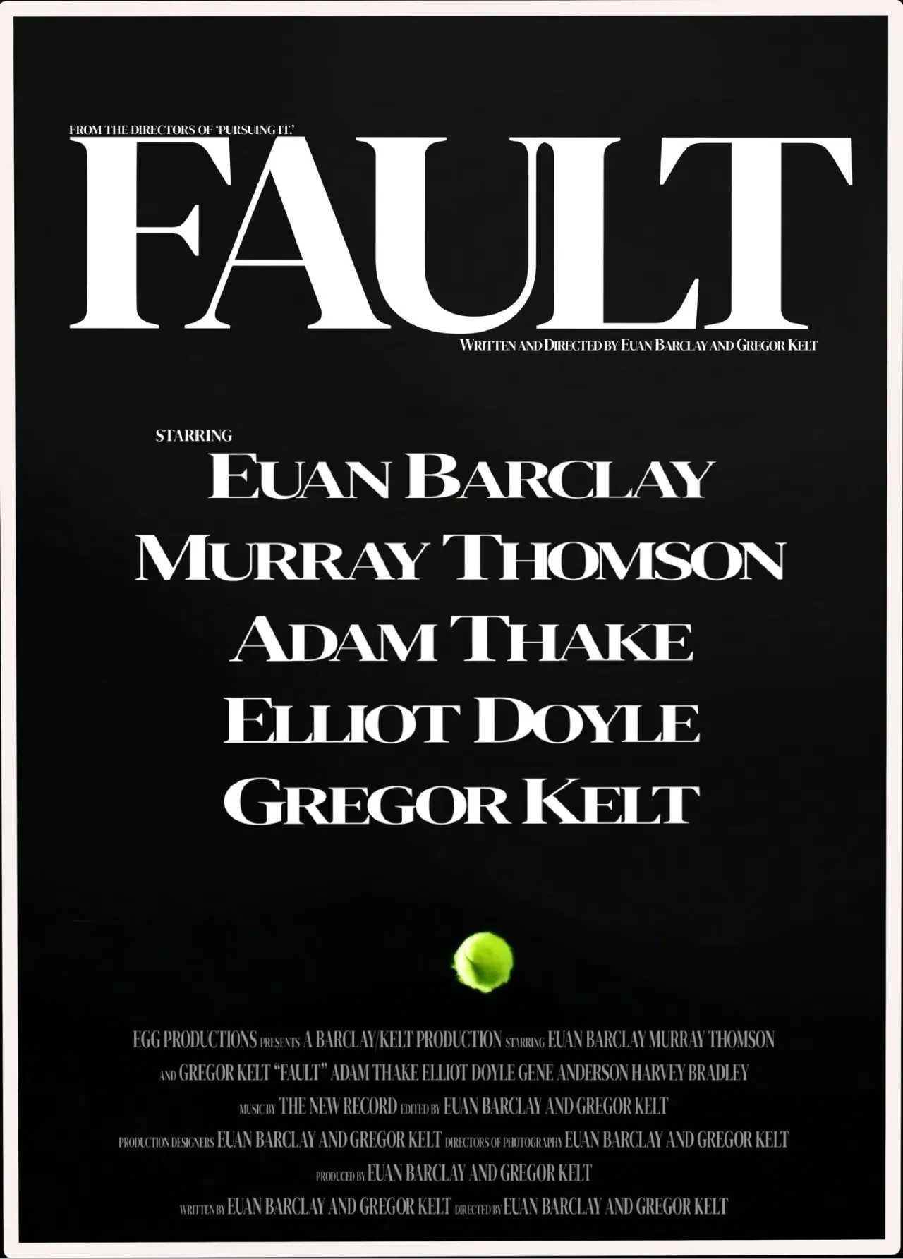 Plakat filmowy "Fault"