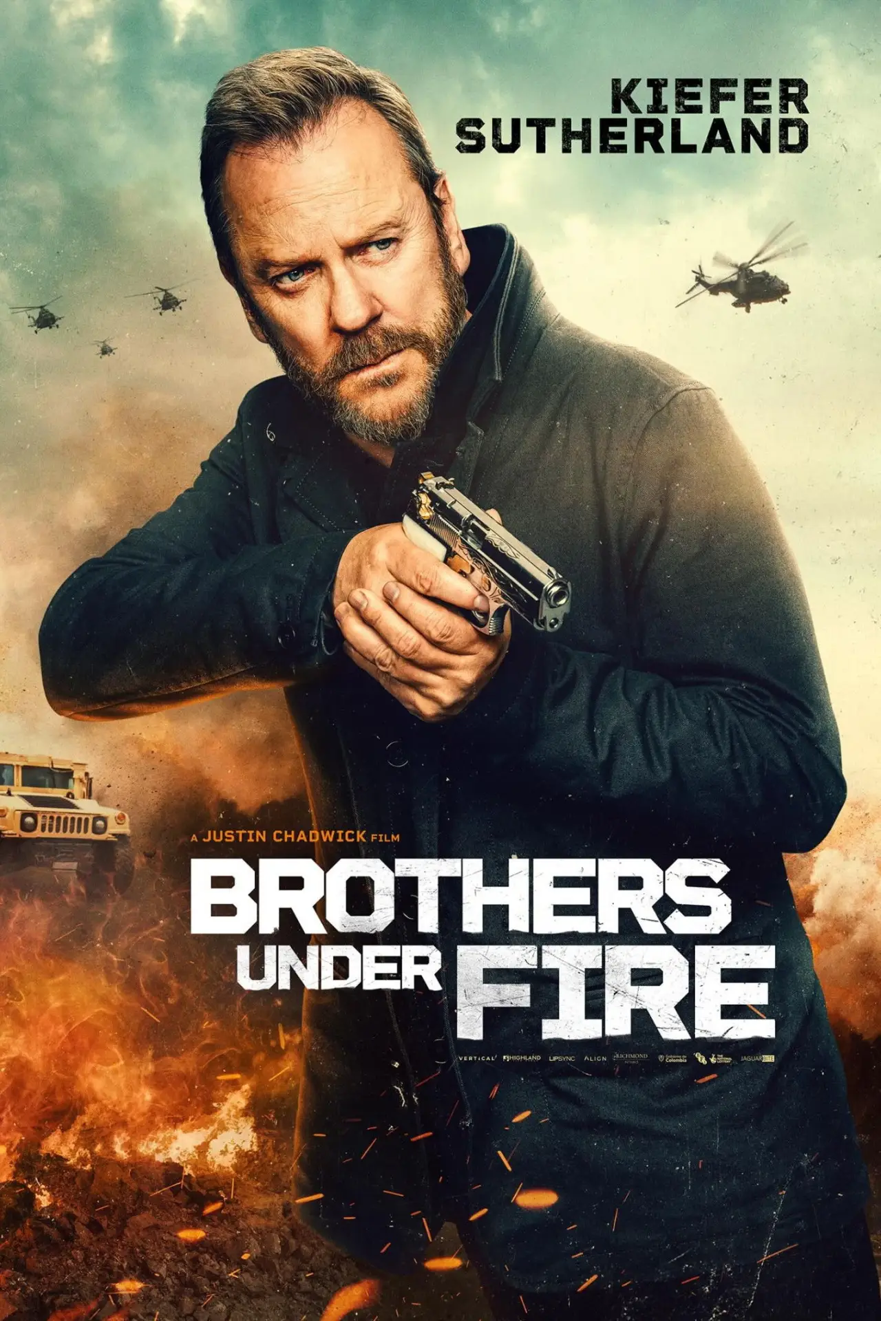 Plakat filmowy "Brothers Under Fire"