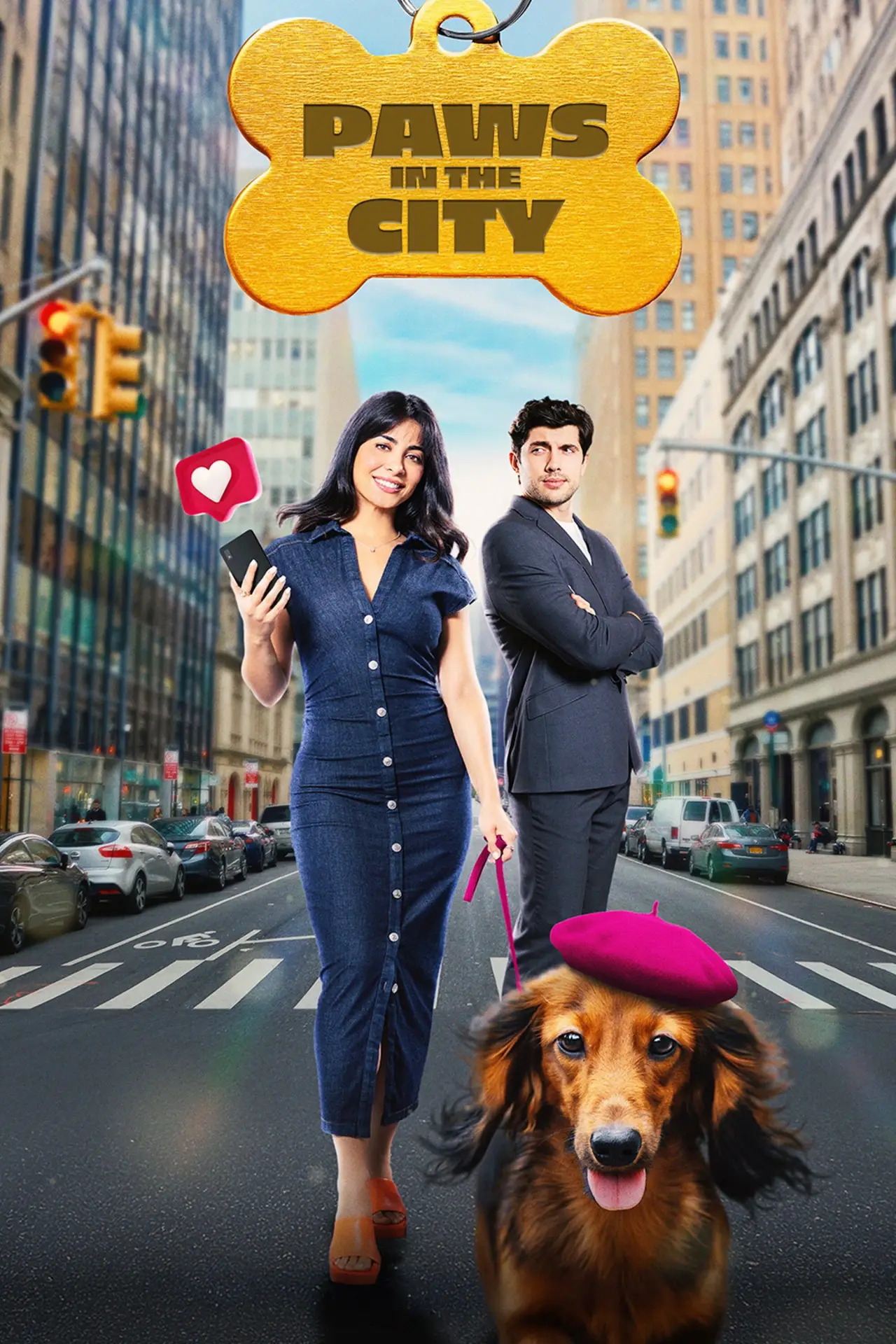 Plakat filmowy "Paws in the City"