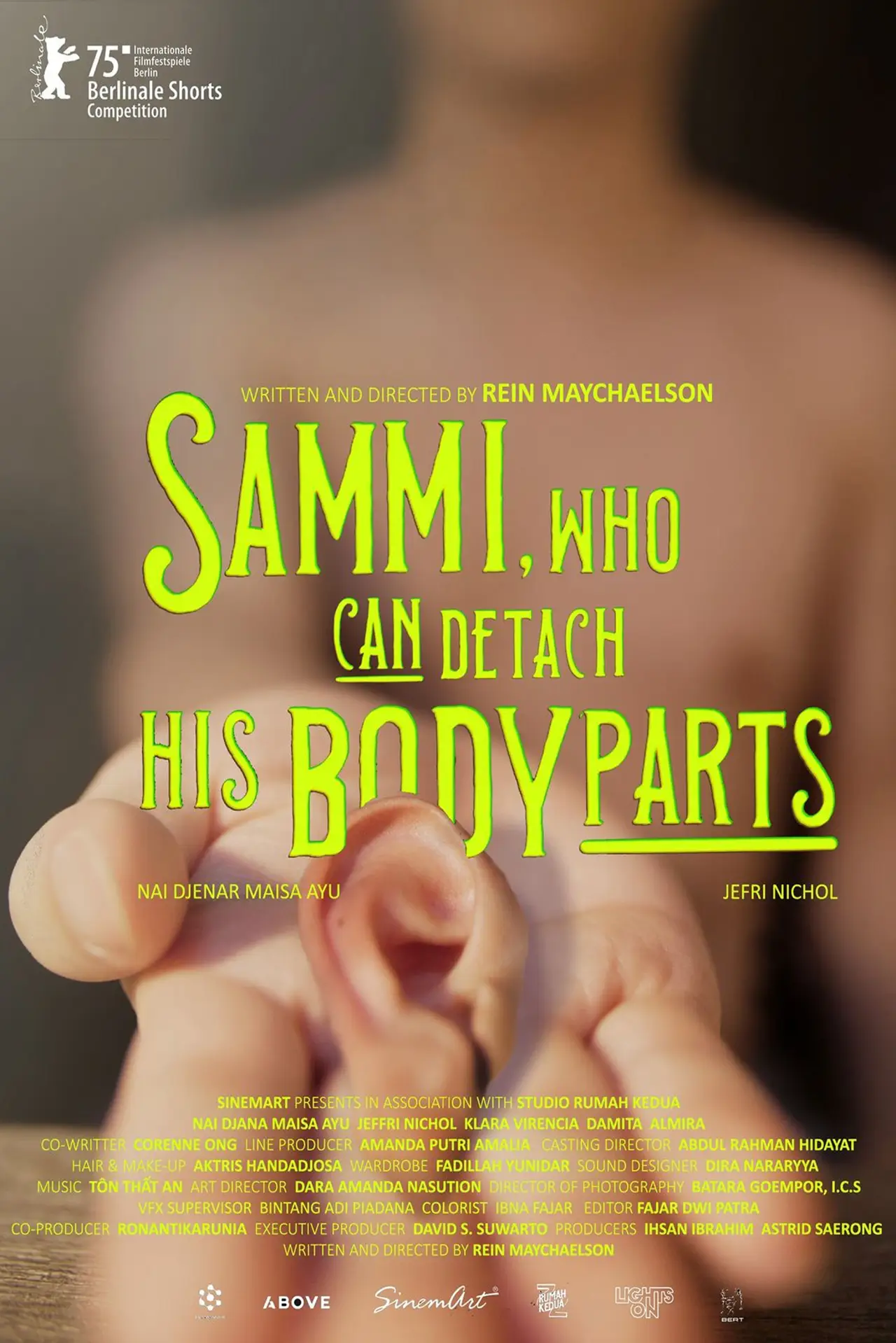 Plakat filmowy "Sammi, Who Can Detach His Body Parts"