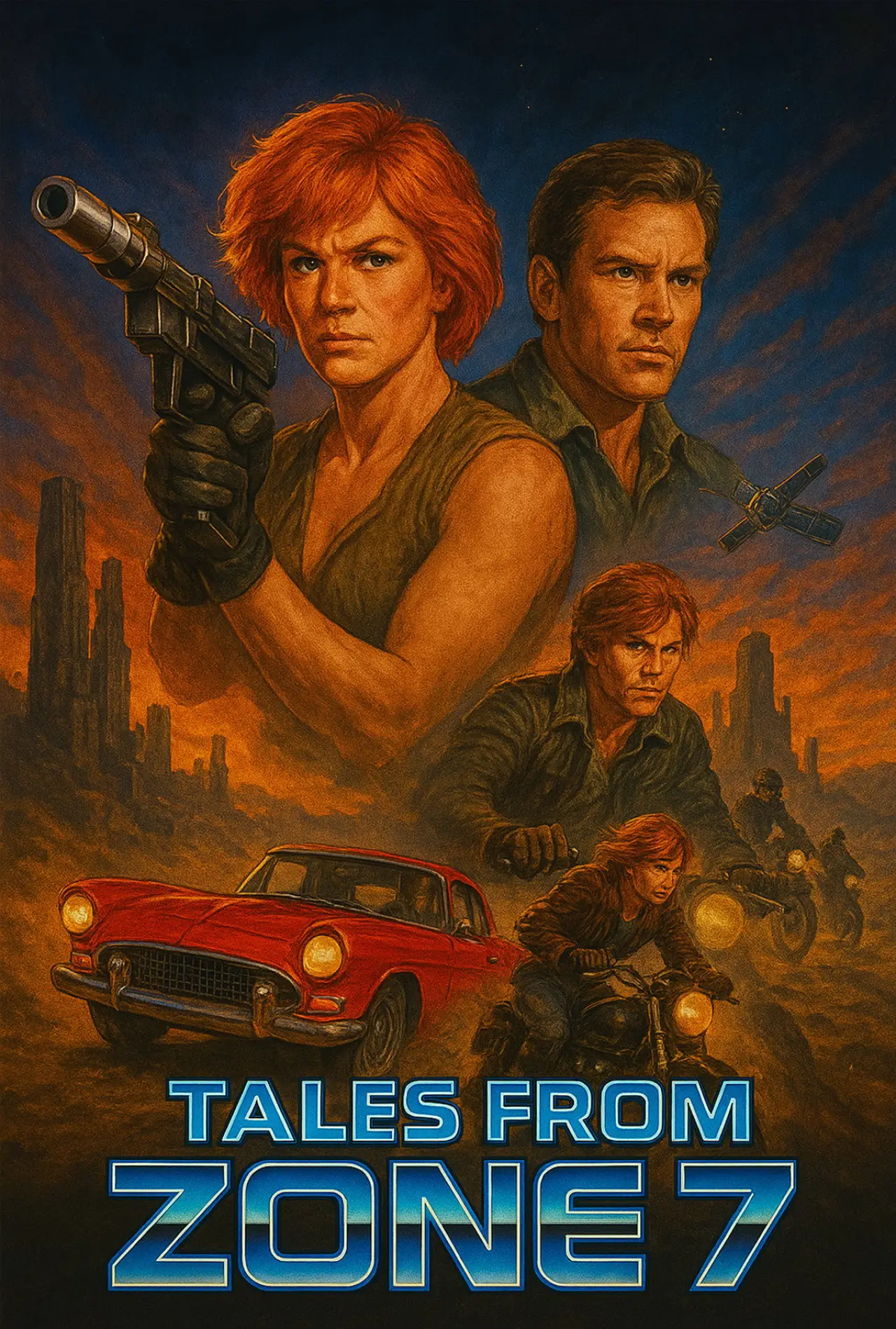 Plakat filmowy "Tales from Zone 7 - An Oral History of the Making of Cherry 2000"