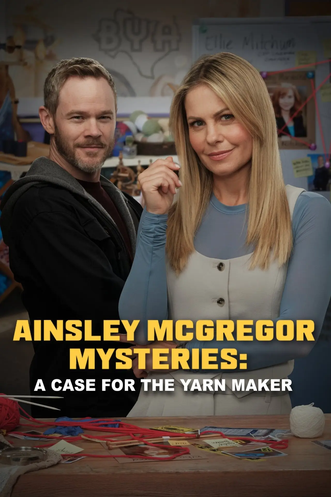 Plakat filmowy "The Ainsley McGregor Mysteries: A Case for the Yarn Maker"