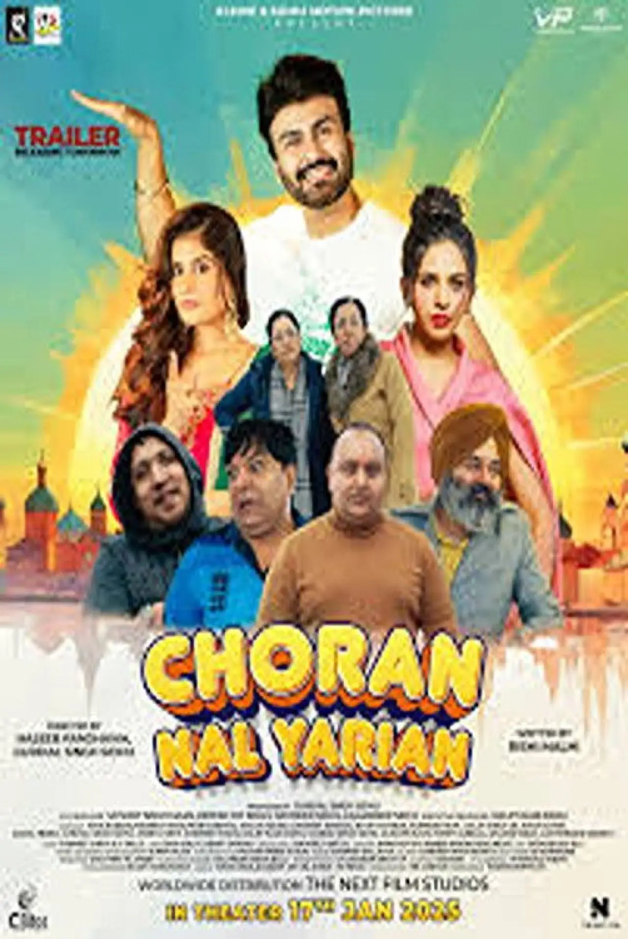 Plakat filmowy "ਚੋਰਨ ਨਲ ਯਾਰੀਆਂ"