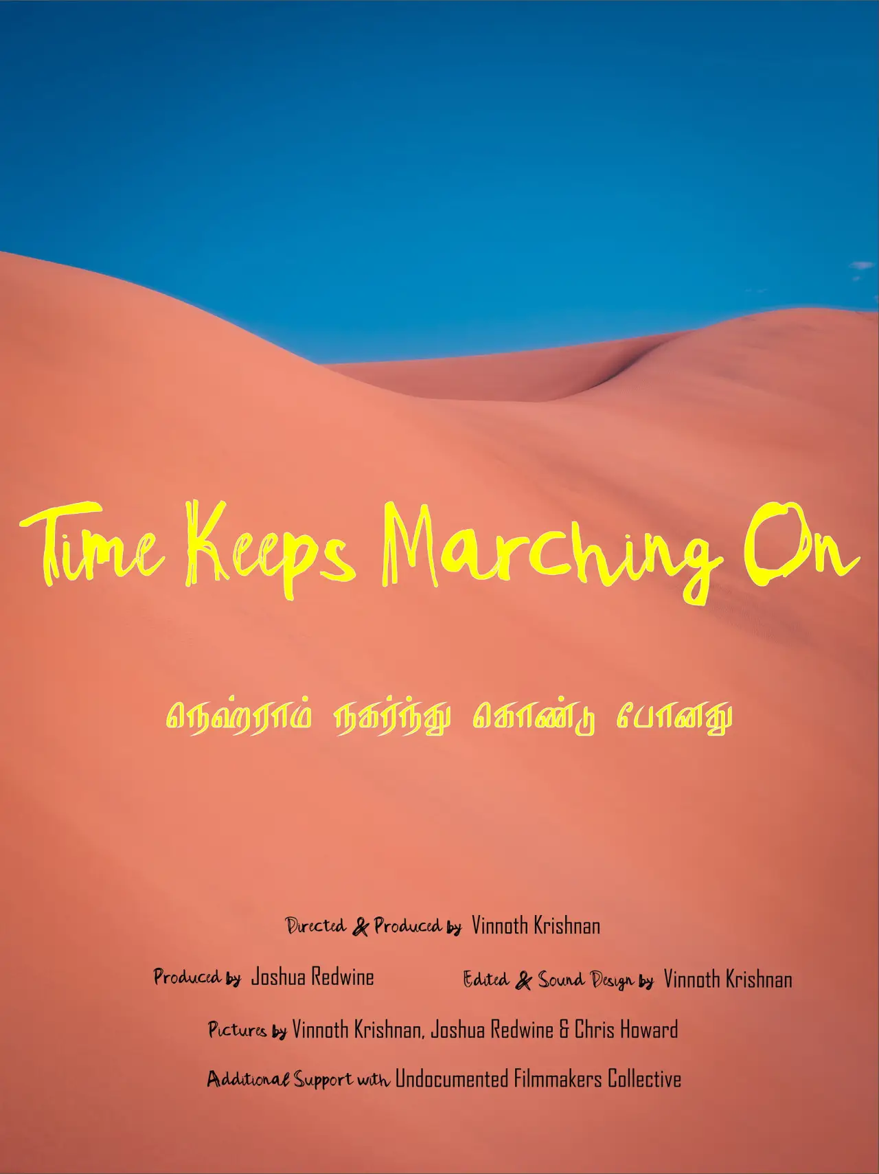 Plakat filmowy "Time Keeps Marching On"