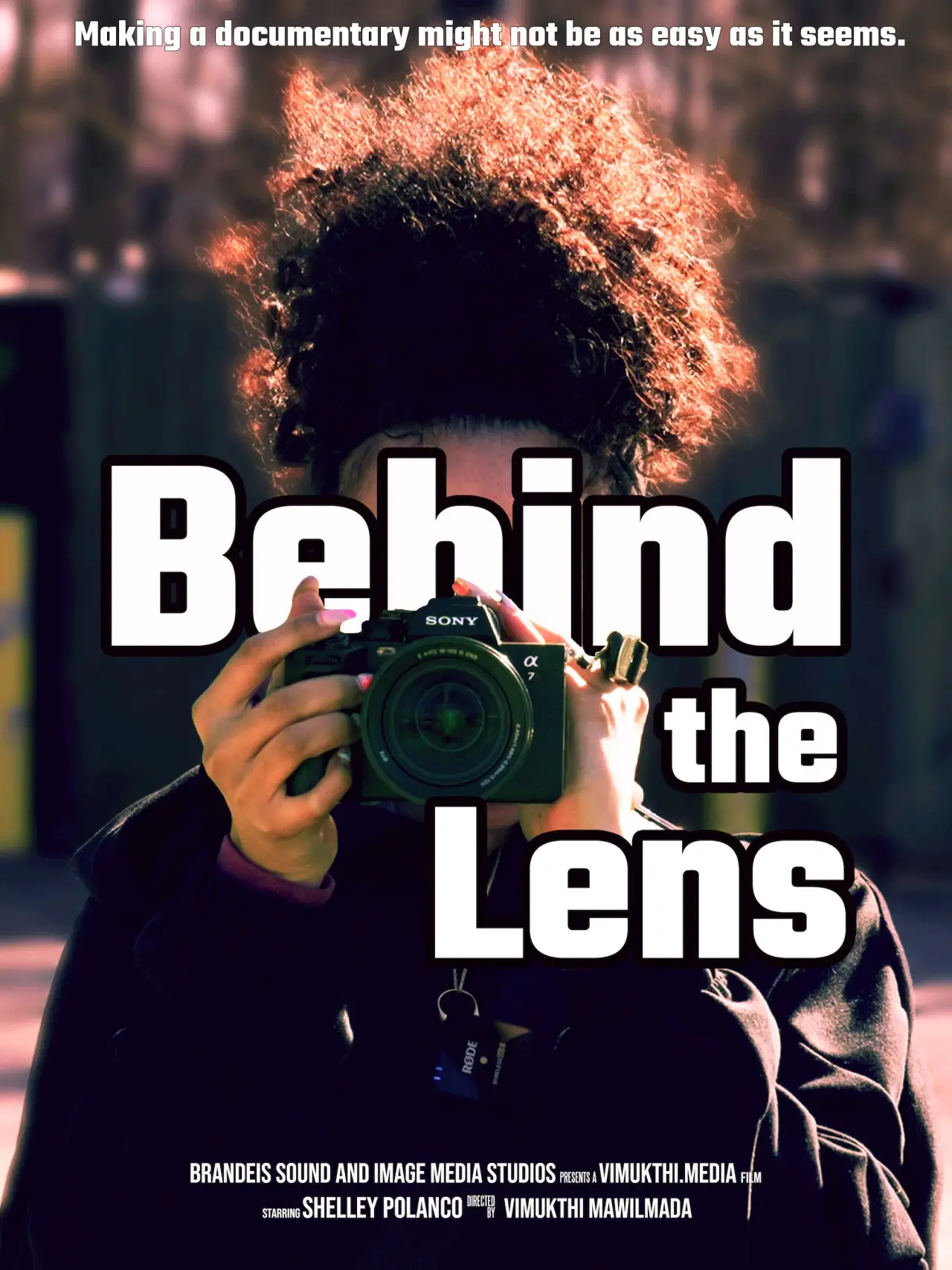 Plakat filmowy "Behind the Lens"