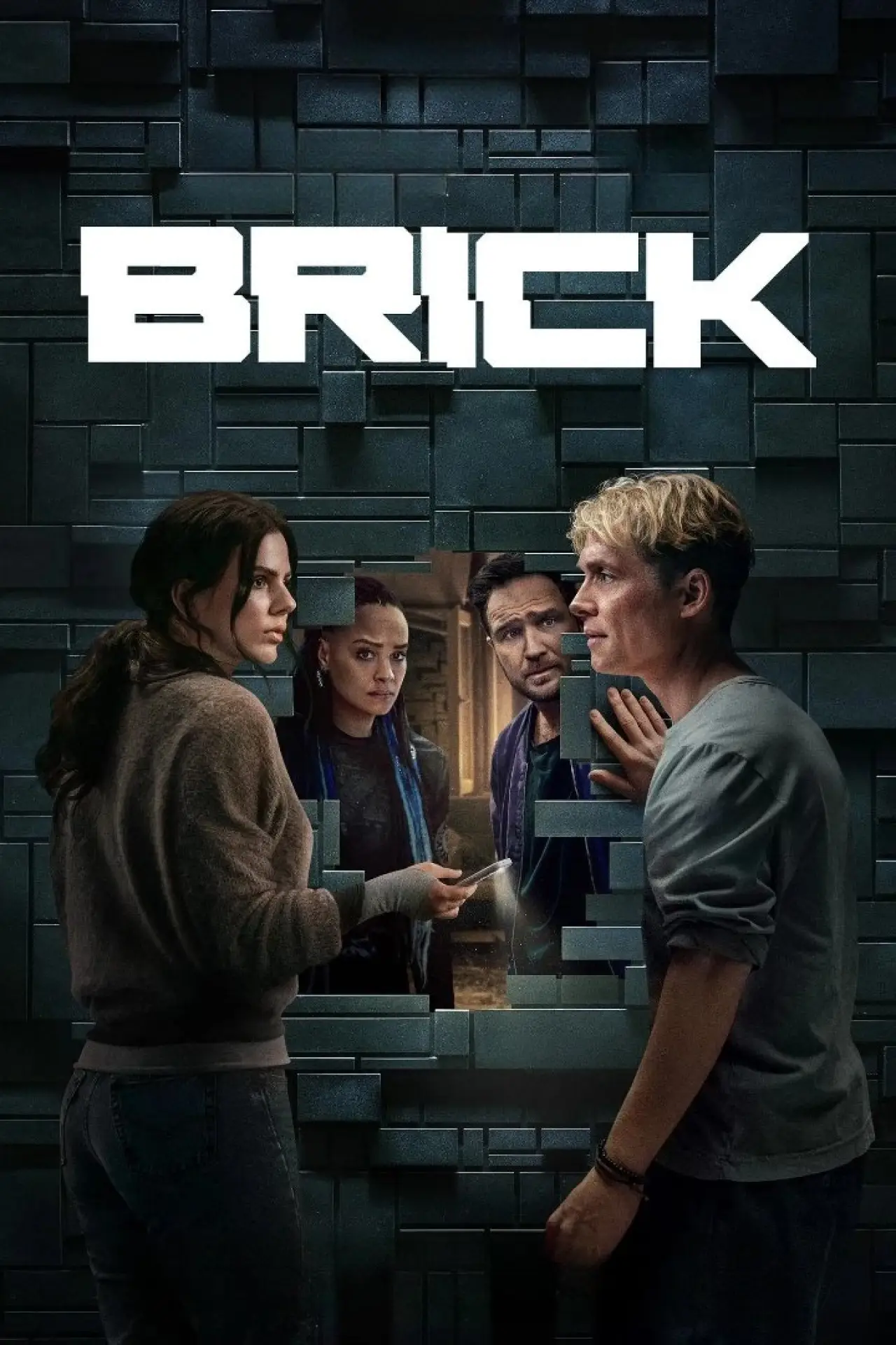 Plakat filmowy "Za murem"