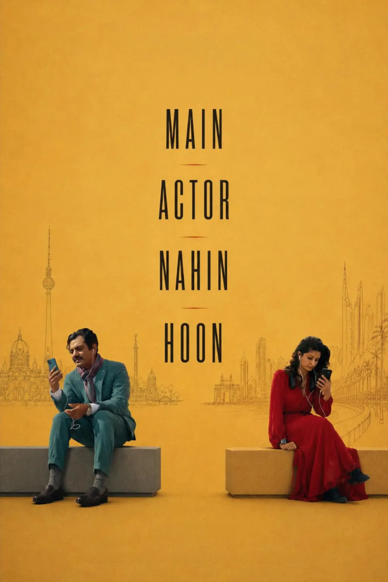Plakat filmowy "मैं ऐक्टर नहीं हूँ"