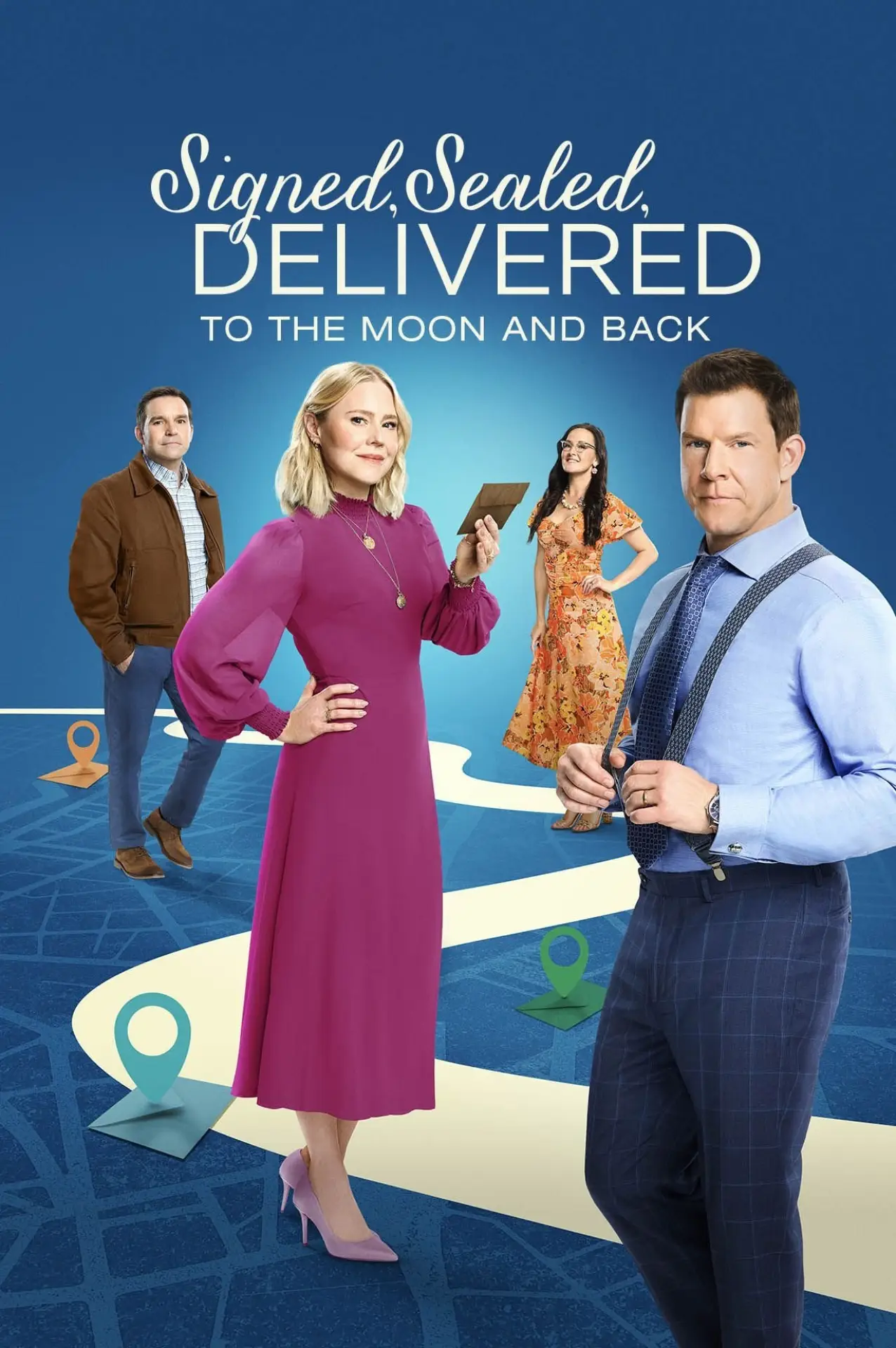 Plakat filmowy "Signed, Sealed, Delivered: To the Moon and Back"