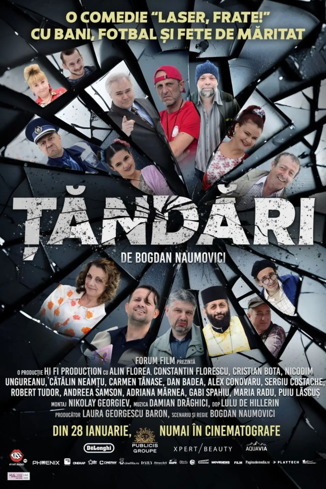 Plakat filmowy "Țăndări"