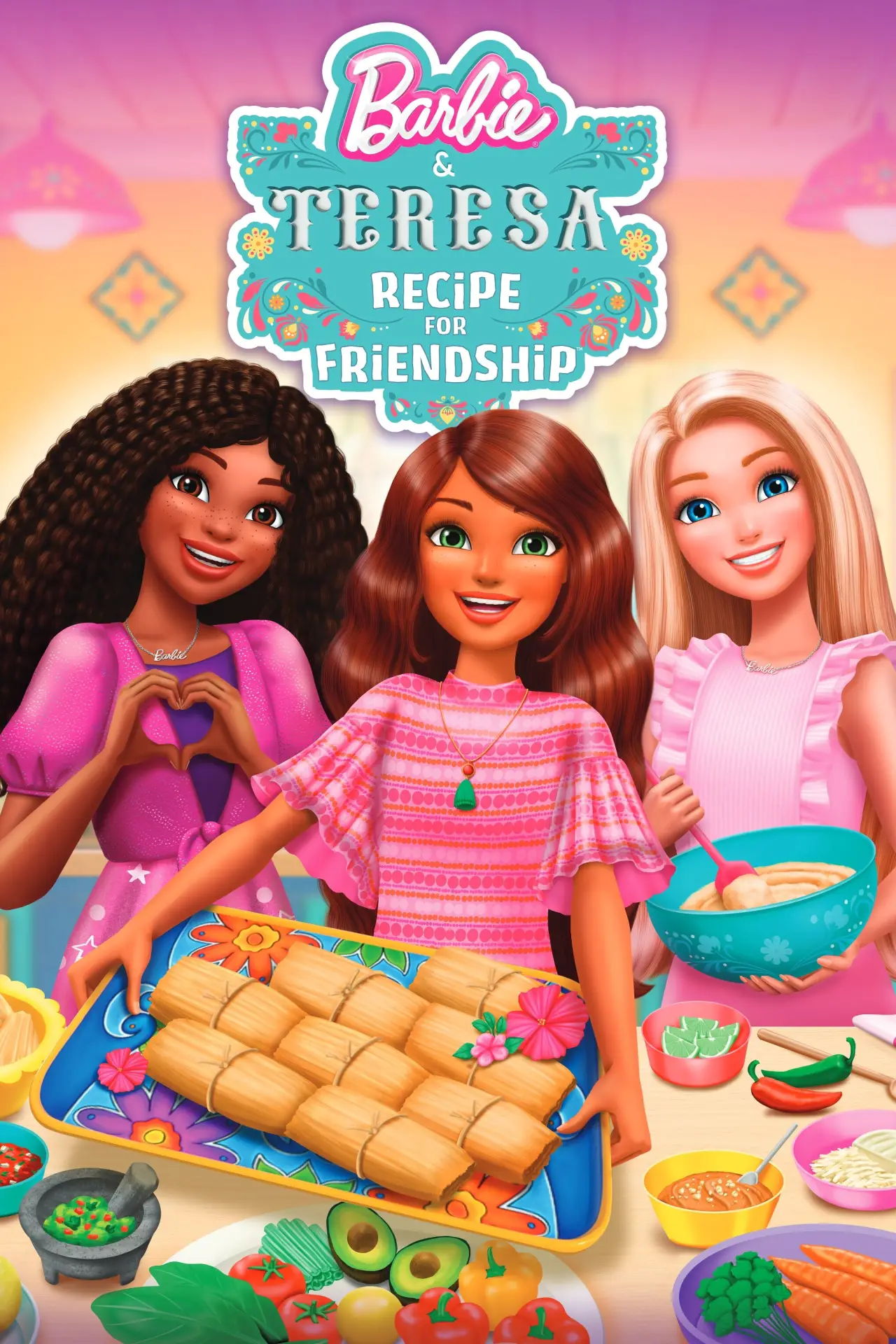 Plakat filmowy "Barbie & Teresa: Recipe for Friendship"