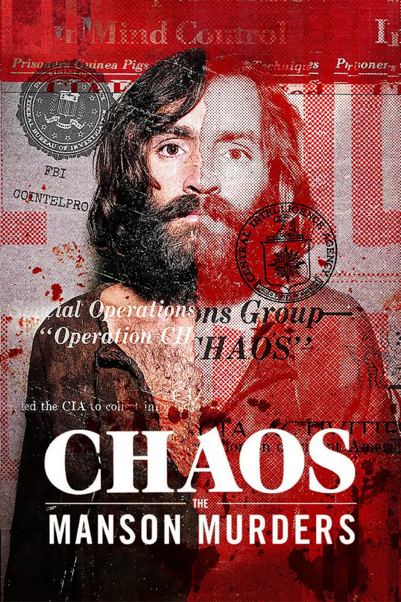 Plakat filmowy "Chaos: Morderstwa Charlesa Mansona"