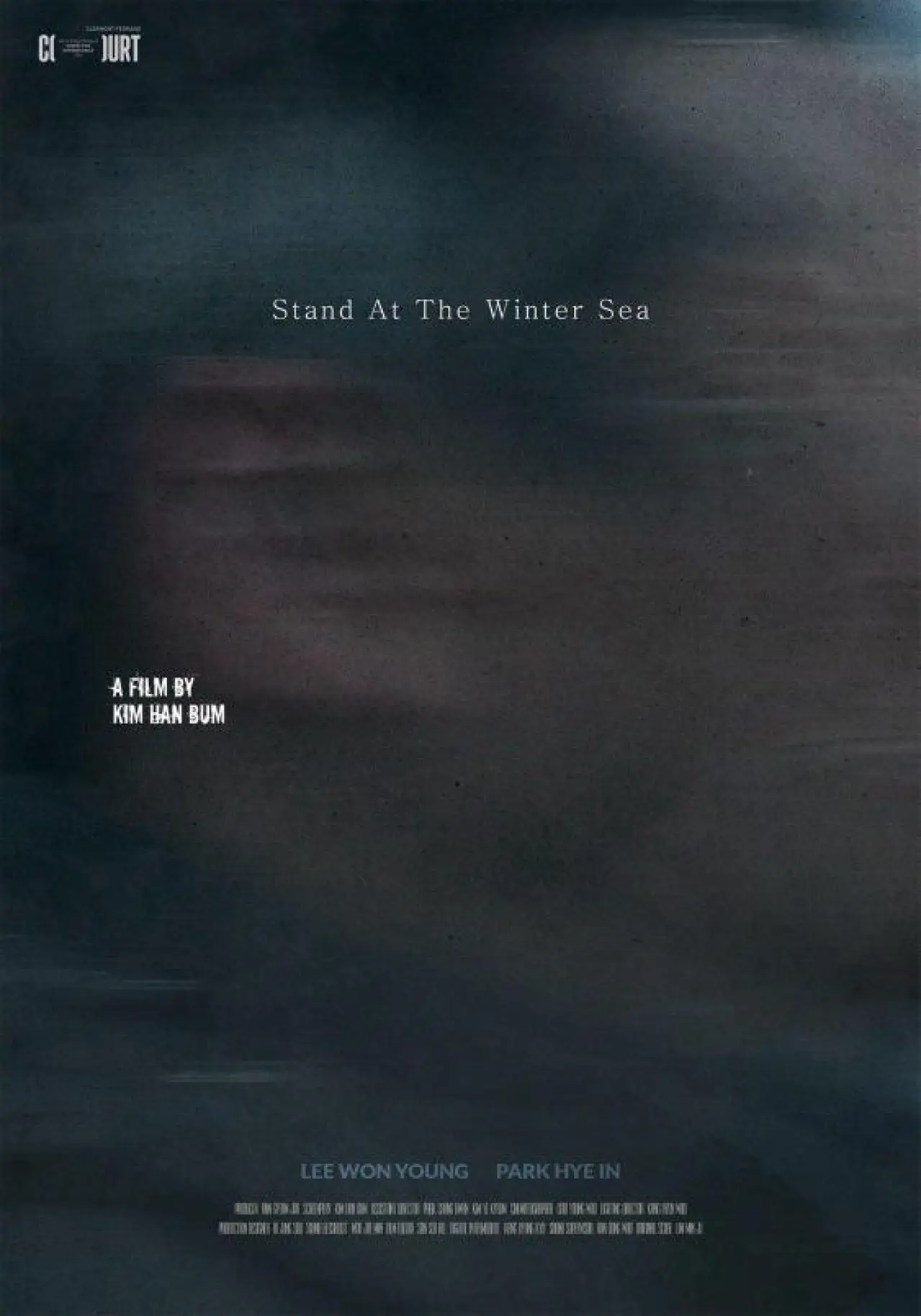 Plakat filmowy "그 겨울 바다 앞에 선"