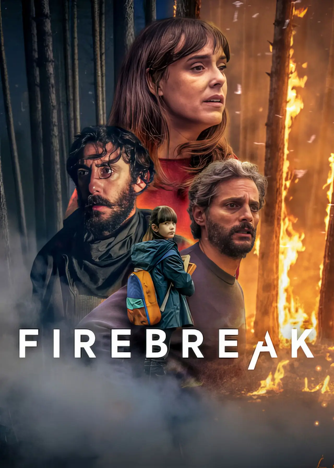 Plakat filmowy "Zatrzymać pożar"