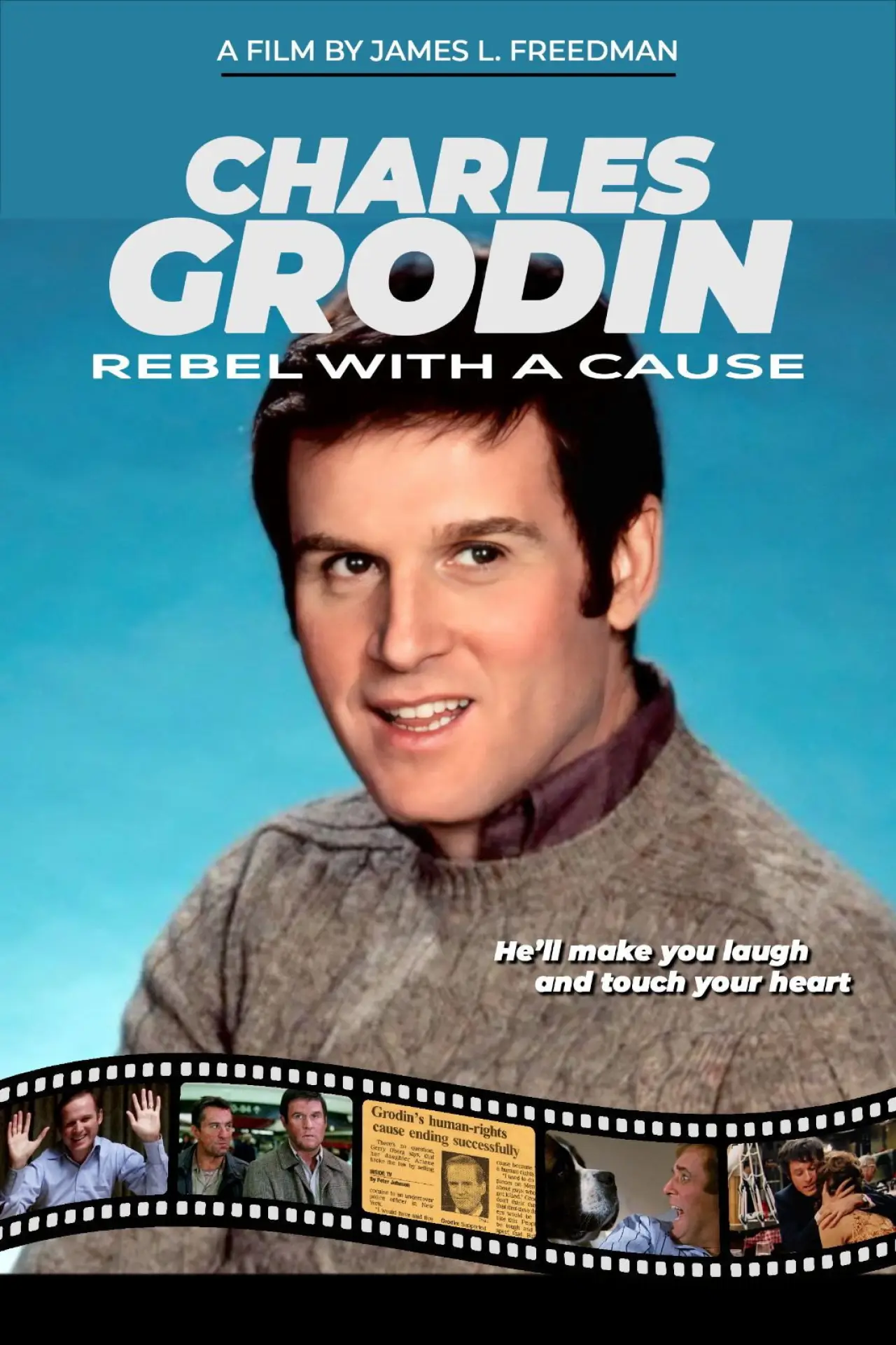 Plakat filmowy "Charles Grodin: Rebel With a Cause"
