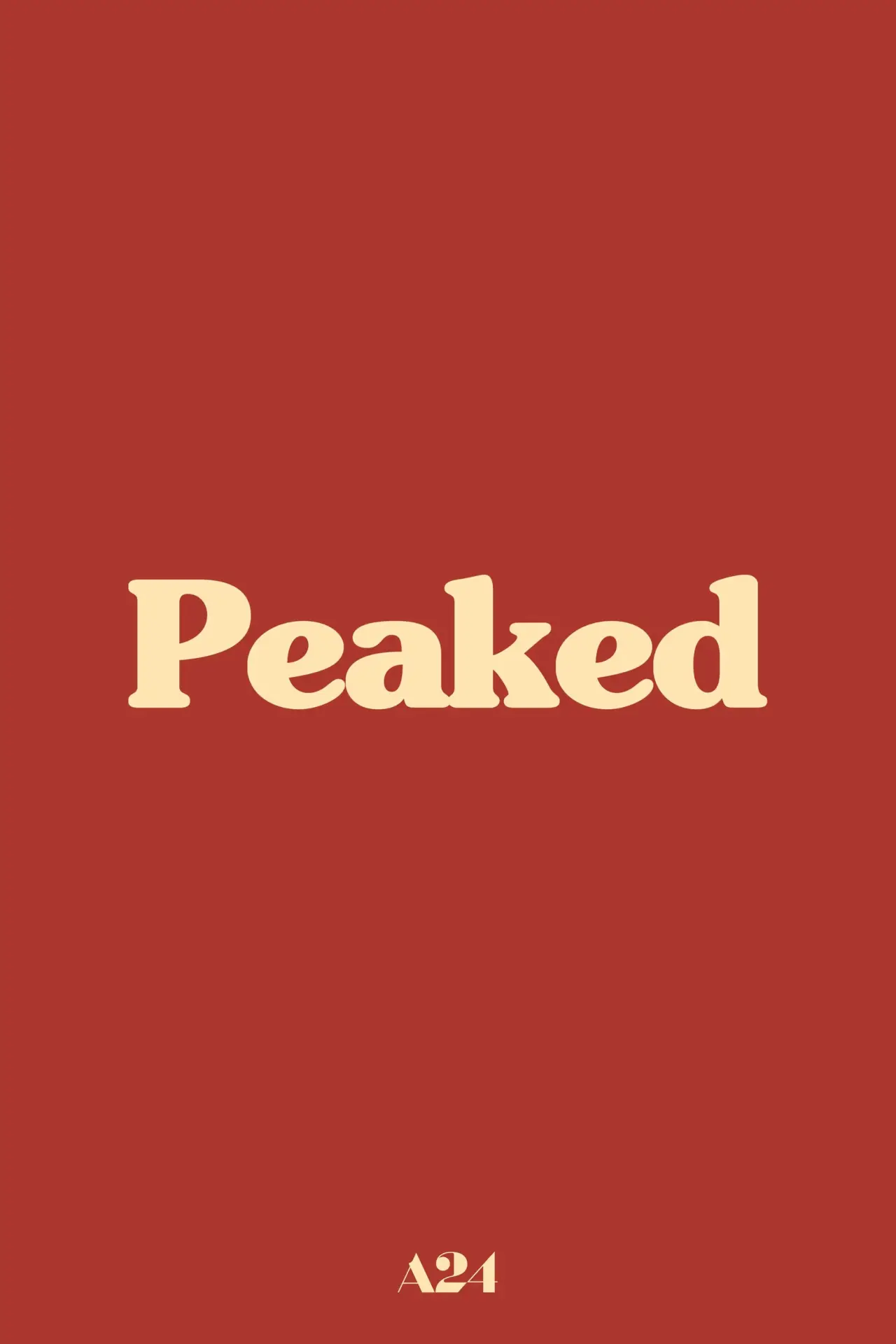 Plakat filmowy "Peaked"