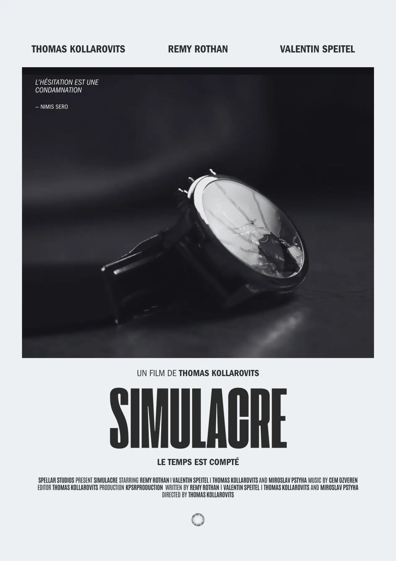 Plakat filmowy "Simulacre"