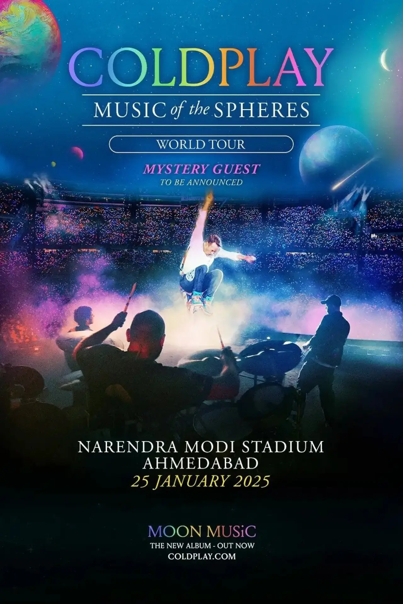 Plakat filmowy "Coldplay - Live In Ahmedabad"
