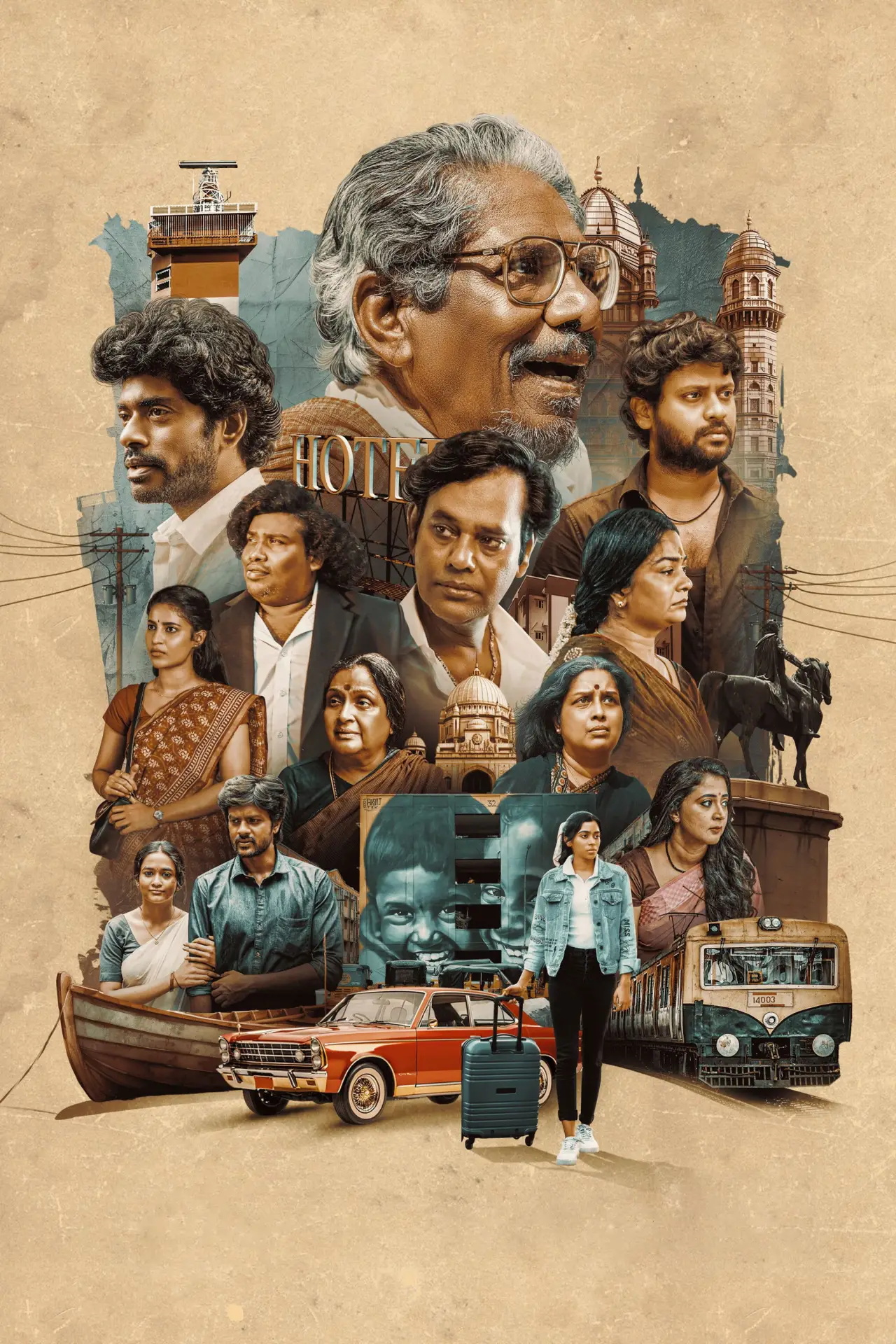 Plakat filmowy "நிறம் மாறும் உலகில்"