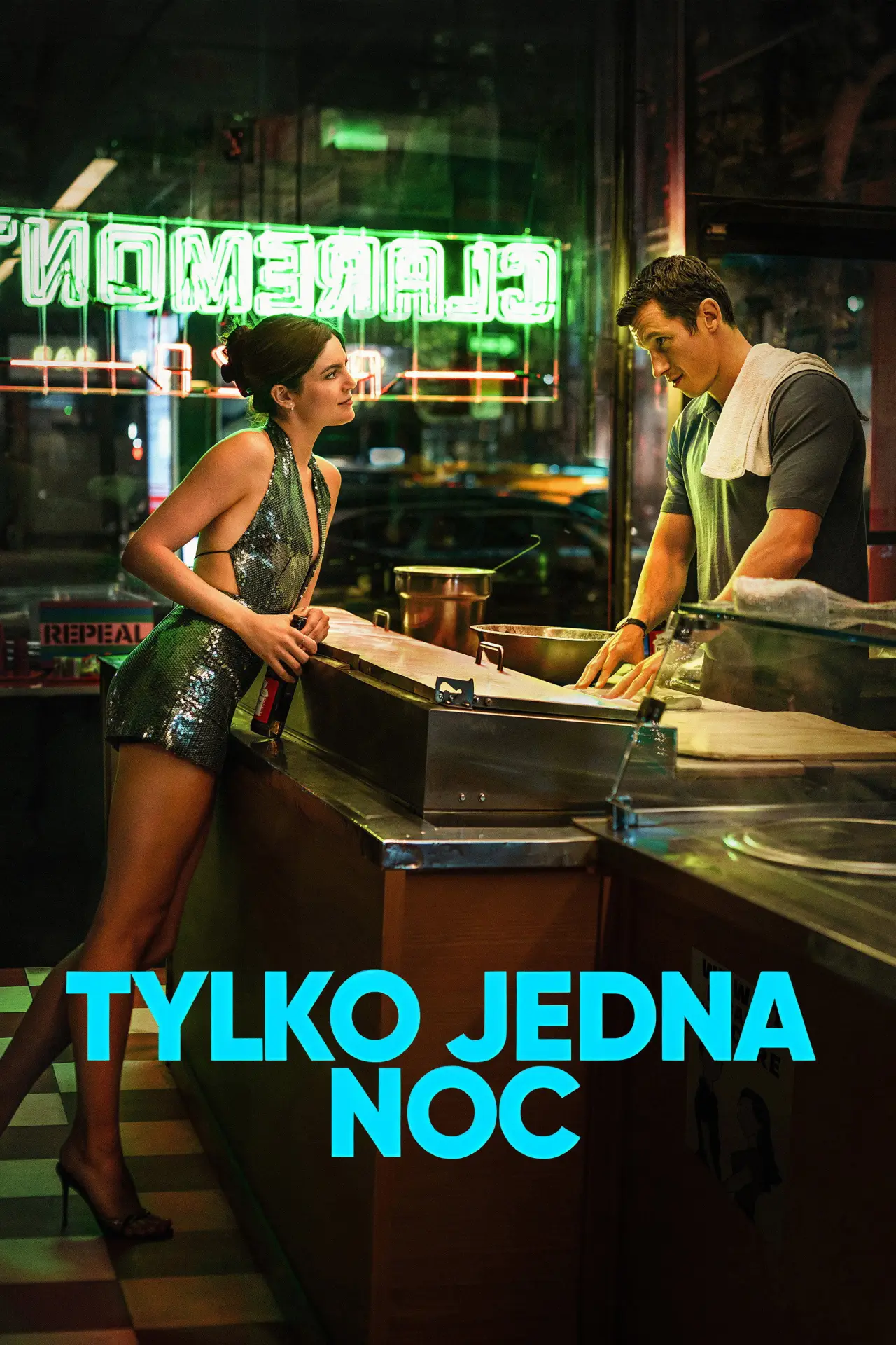 Plakat filmowy "Tylko jedna noc"