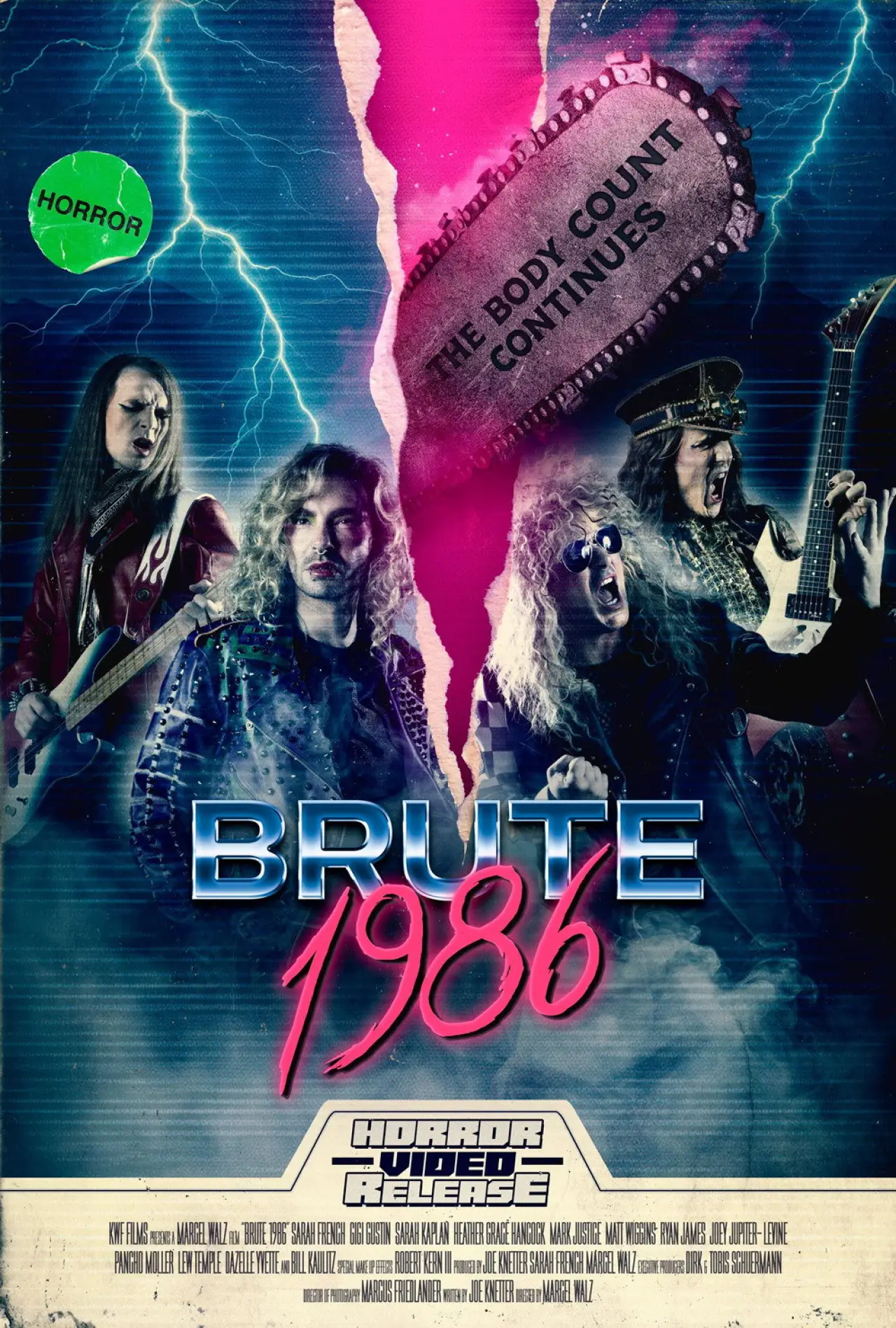 Plakat filmowy "Brute 1986"