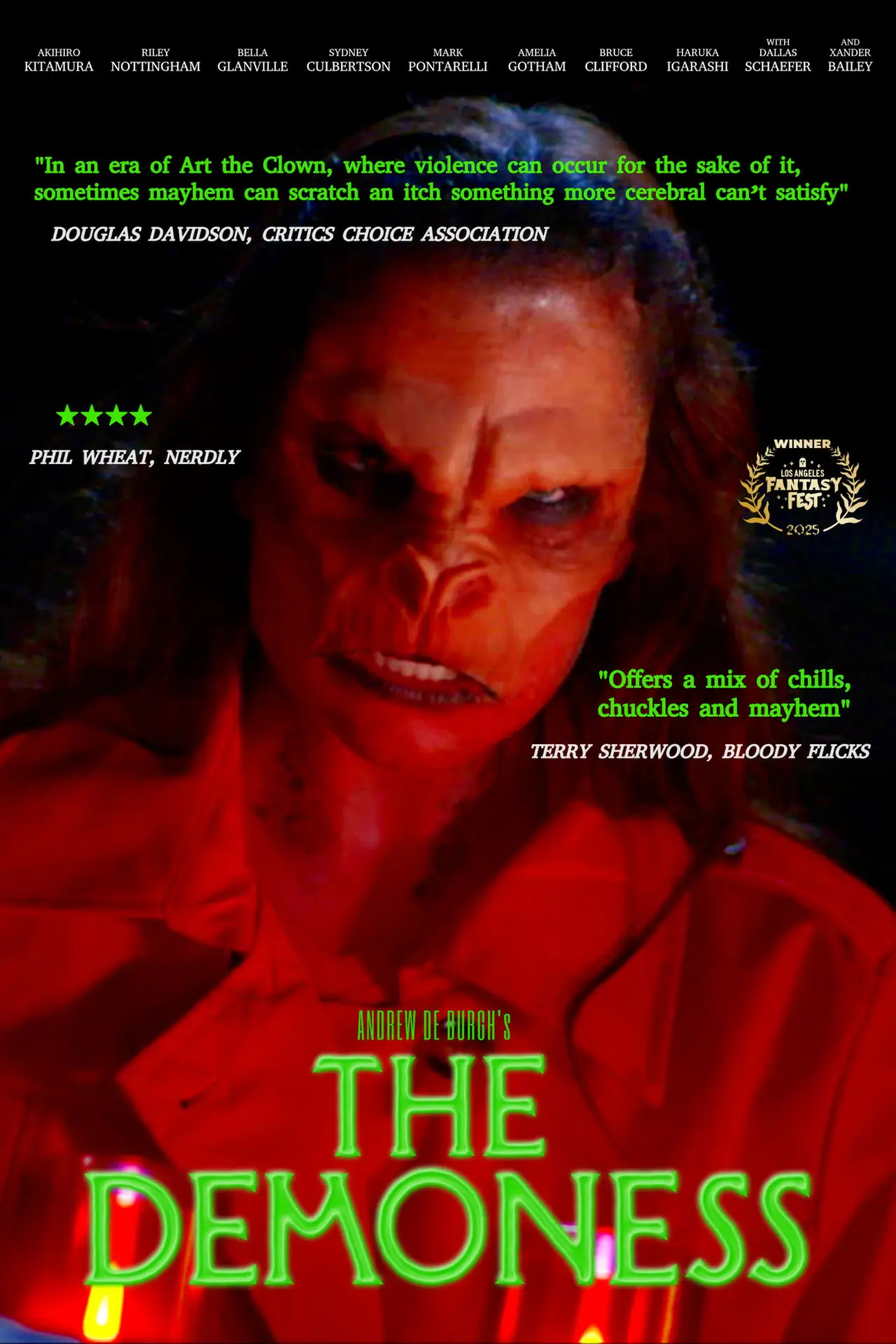 Plakat filmowy "The Demoness"