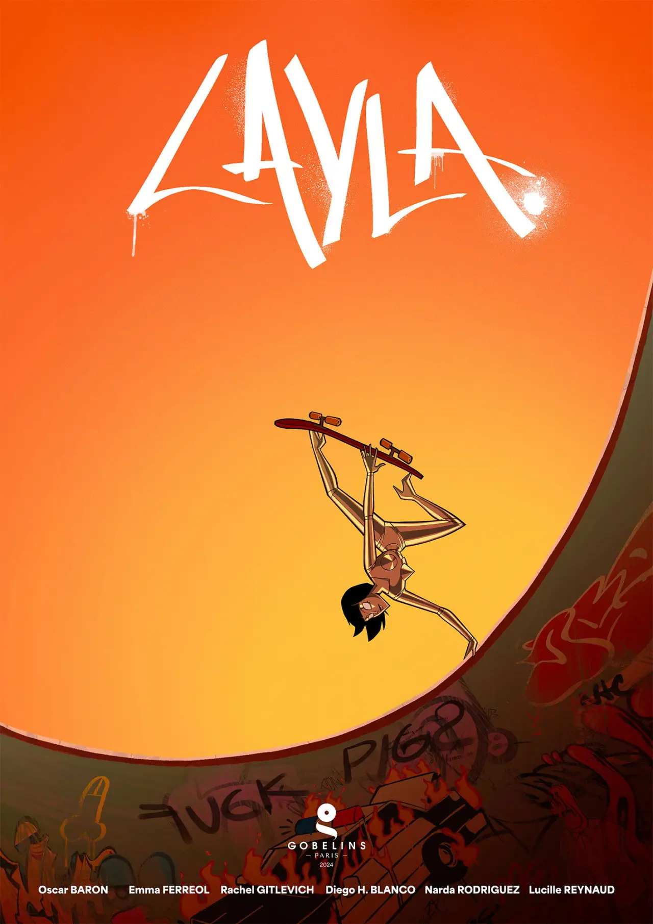 Plakat filmowy "Layla"