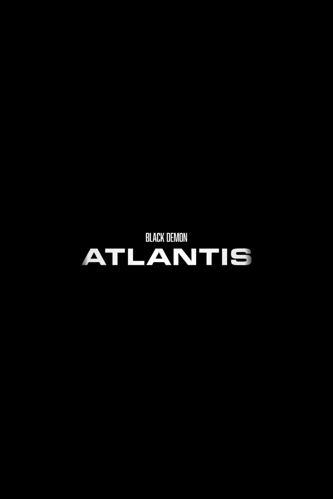 Plakat filmowy "The Black Demon: Atlantis"
