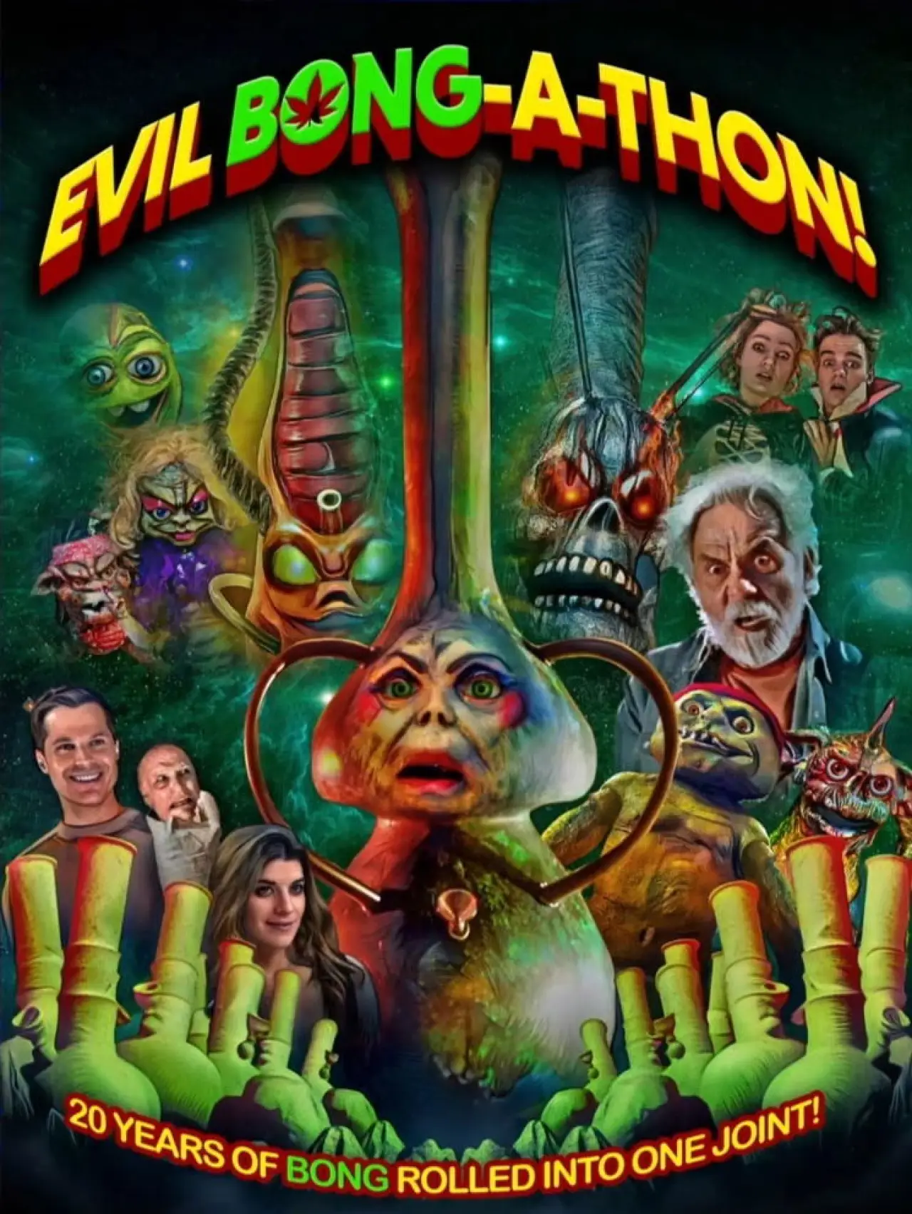 Plakat filmowy "Evil Bong-A-Thon!"